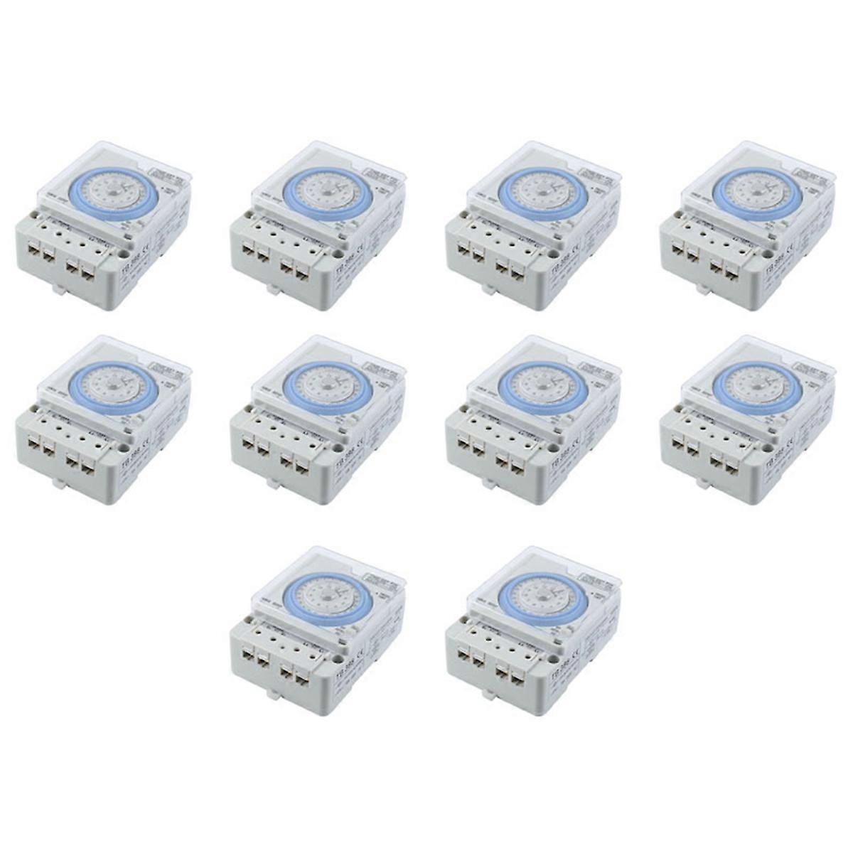 10X TB-388 Rectangle 15 Minutes / 96 Times Switch Timer Without Battery