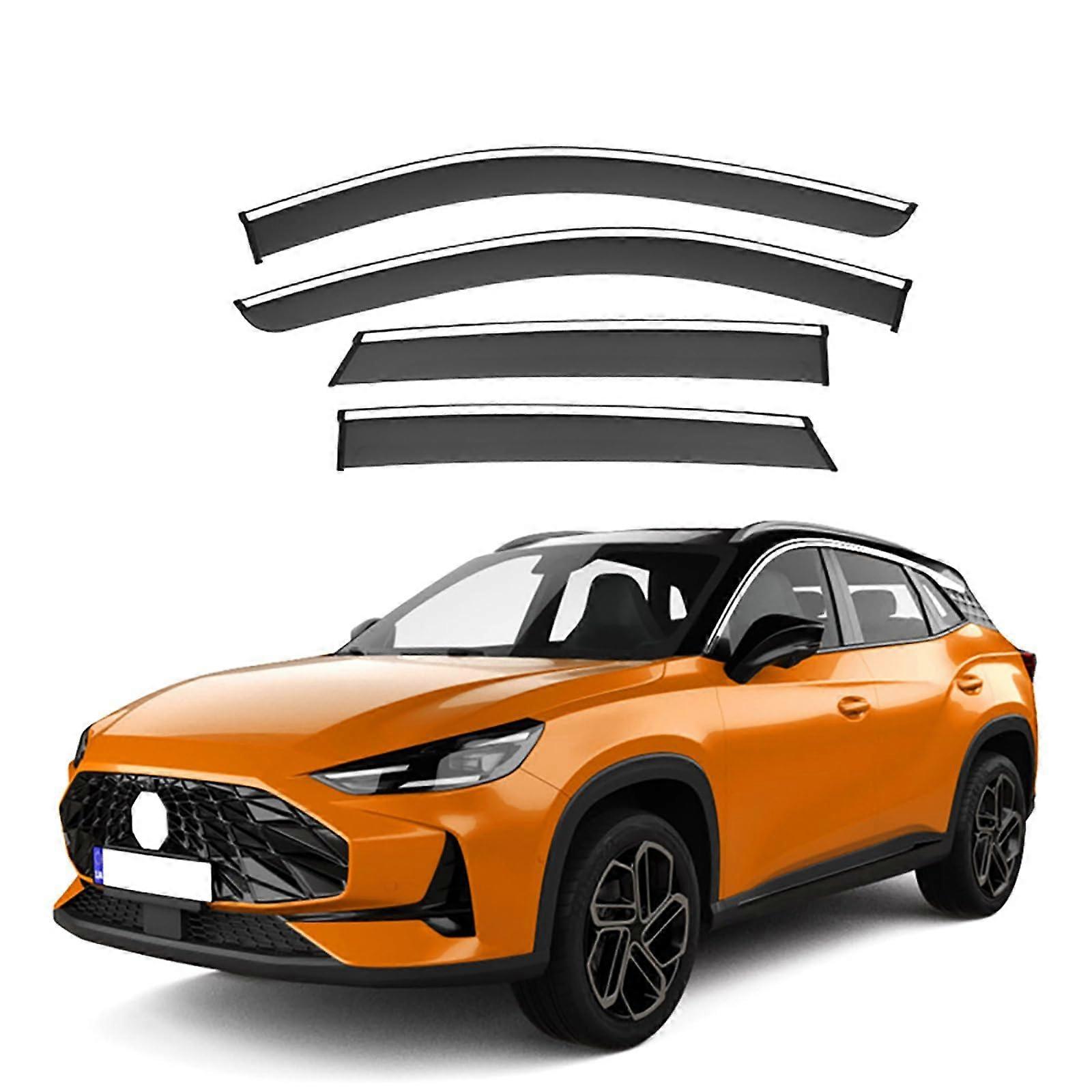 4 Pcs Auto Wind Deflectors Compatible with MG ONE 2021+ Windproof Rain Guards Car Accessories