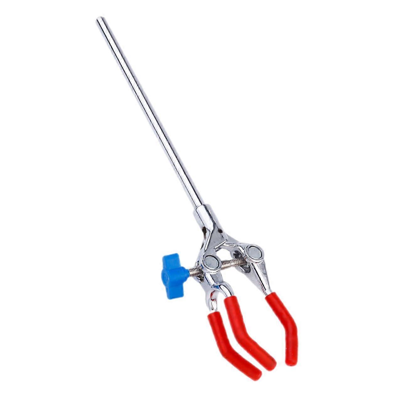 Stainless Steel Three-Finger Clamp for Laboratory Flask and Test Tube Holder, Durable and Versatile Lab Accessory