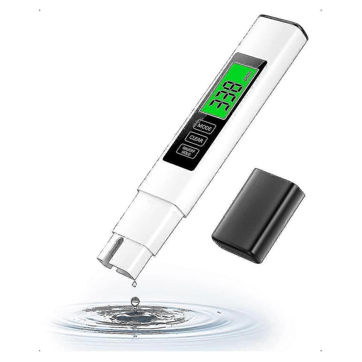 Tester de calitate a apei 3-în-1 Tds Kit digital de testare a apei de înaltă precizie pentru tester de apă potabilă integrat