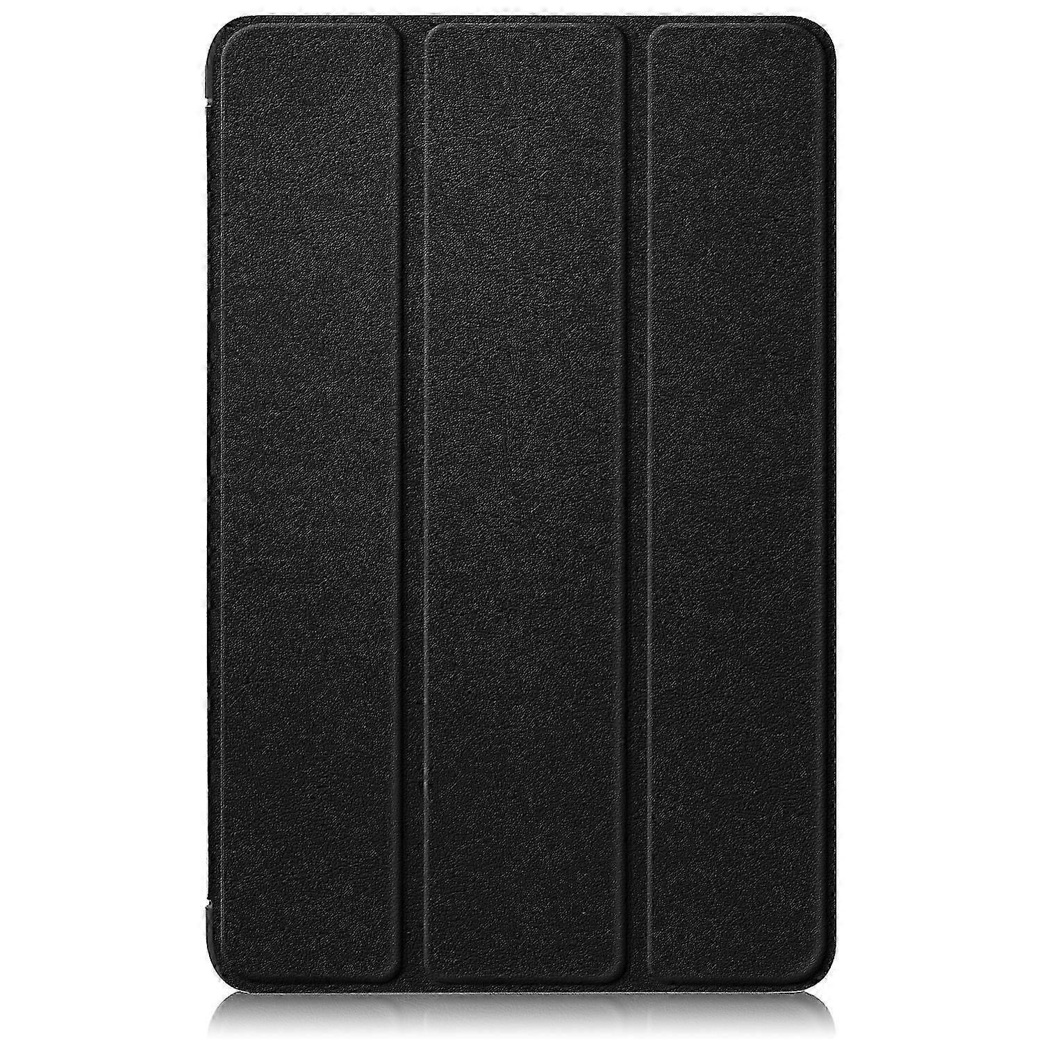 Tablet Case For Lenovo Tab M10 5G 10.6 3-folding Leather Smart Tablet Case(Black)