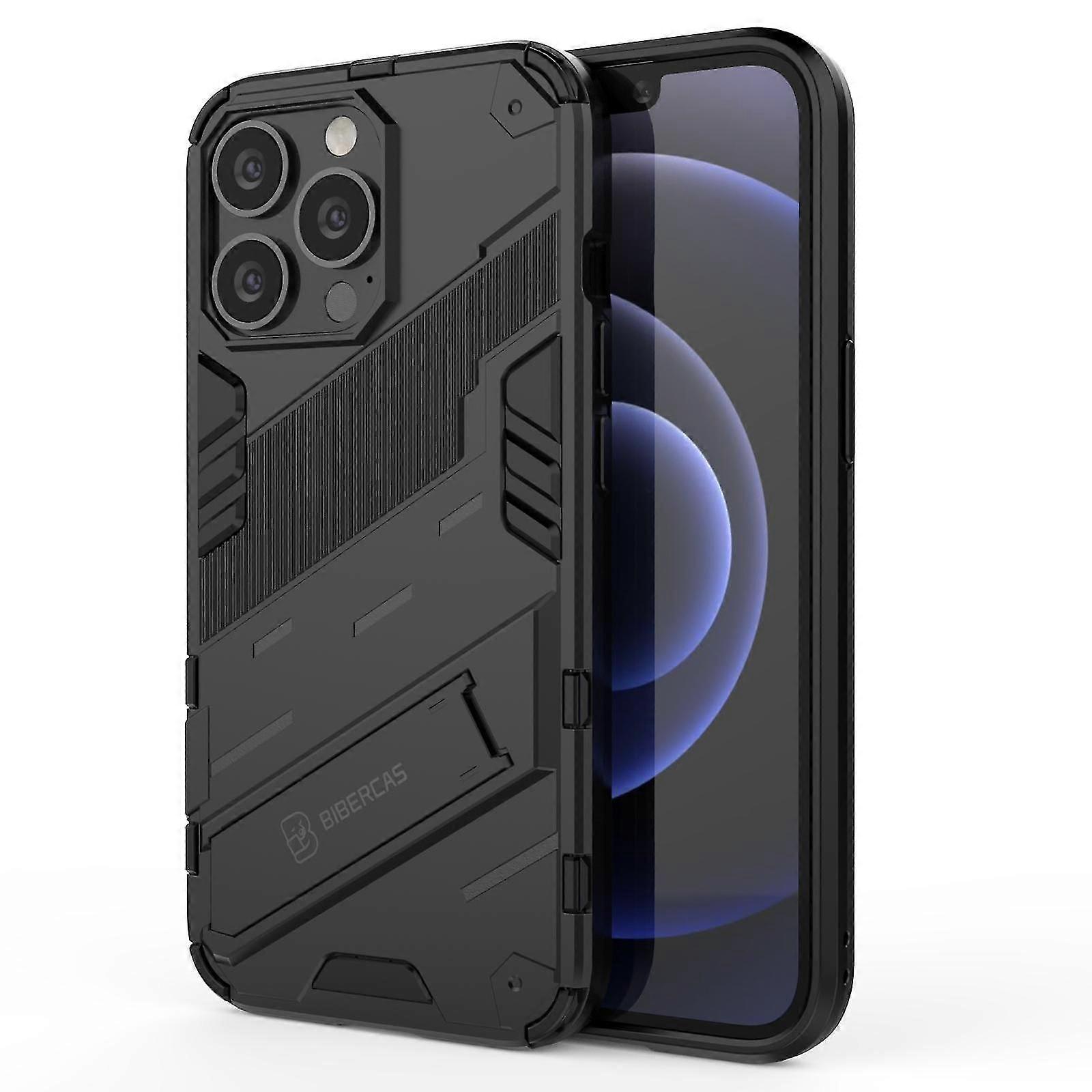 Slim Case For iPhone12 Pro Max Shockproof Dual-Layer Stand Cover