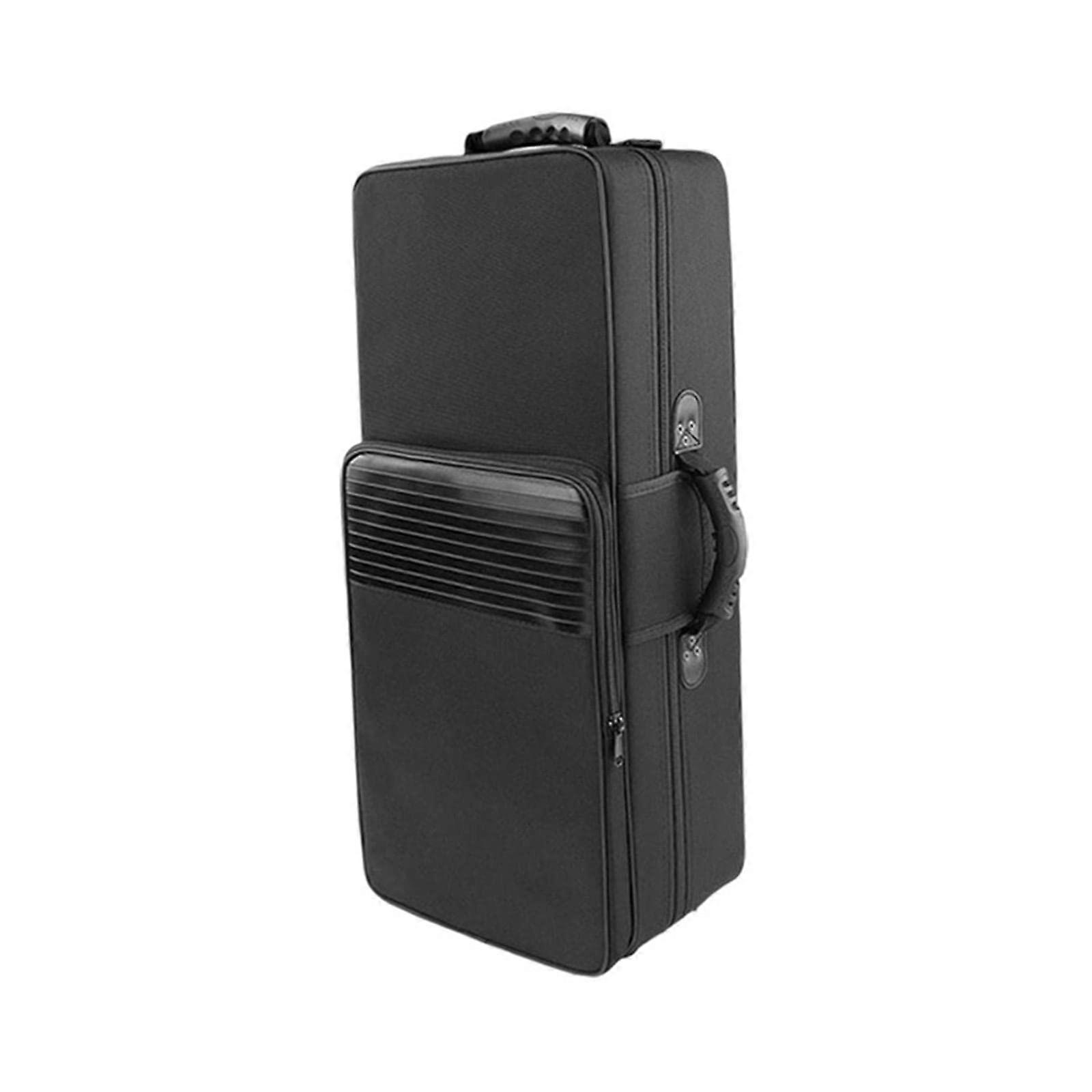 Saxophone Case with Shoulder Straps, Water Resistant with Extra Storage Backpack Heavy Duty Shockproof Soprano Sax Case