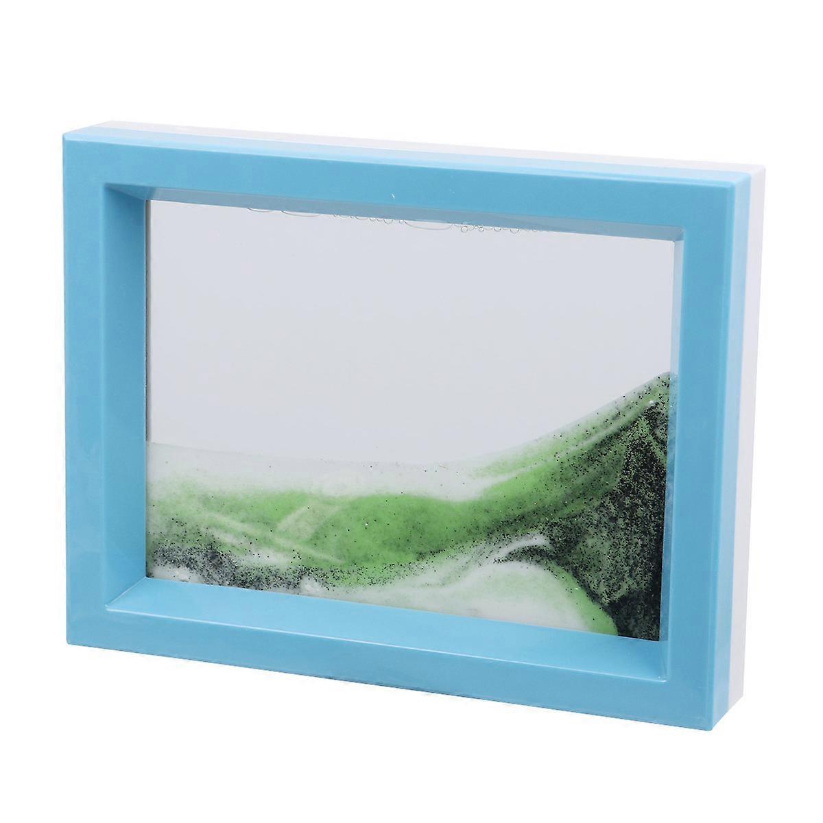 Quicksand Painting Sand Art for Decoration 1Pcs with 3D Vertical Plastic Frame