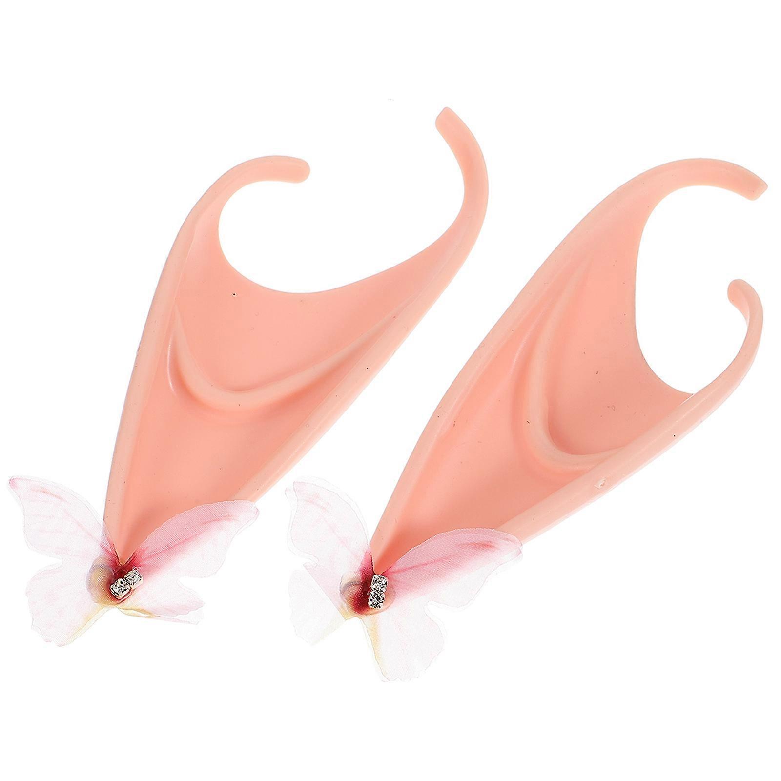 Assorted Color Latex Fairy ears for Women Lightweight Comfortable Cosplay Props for Party 1 Pair