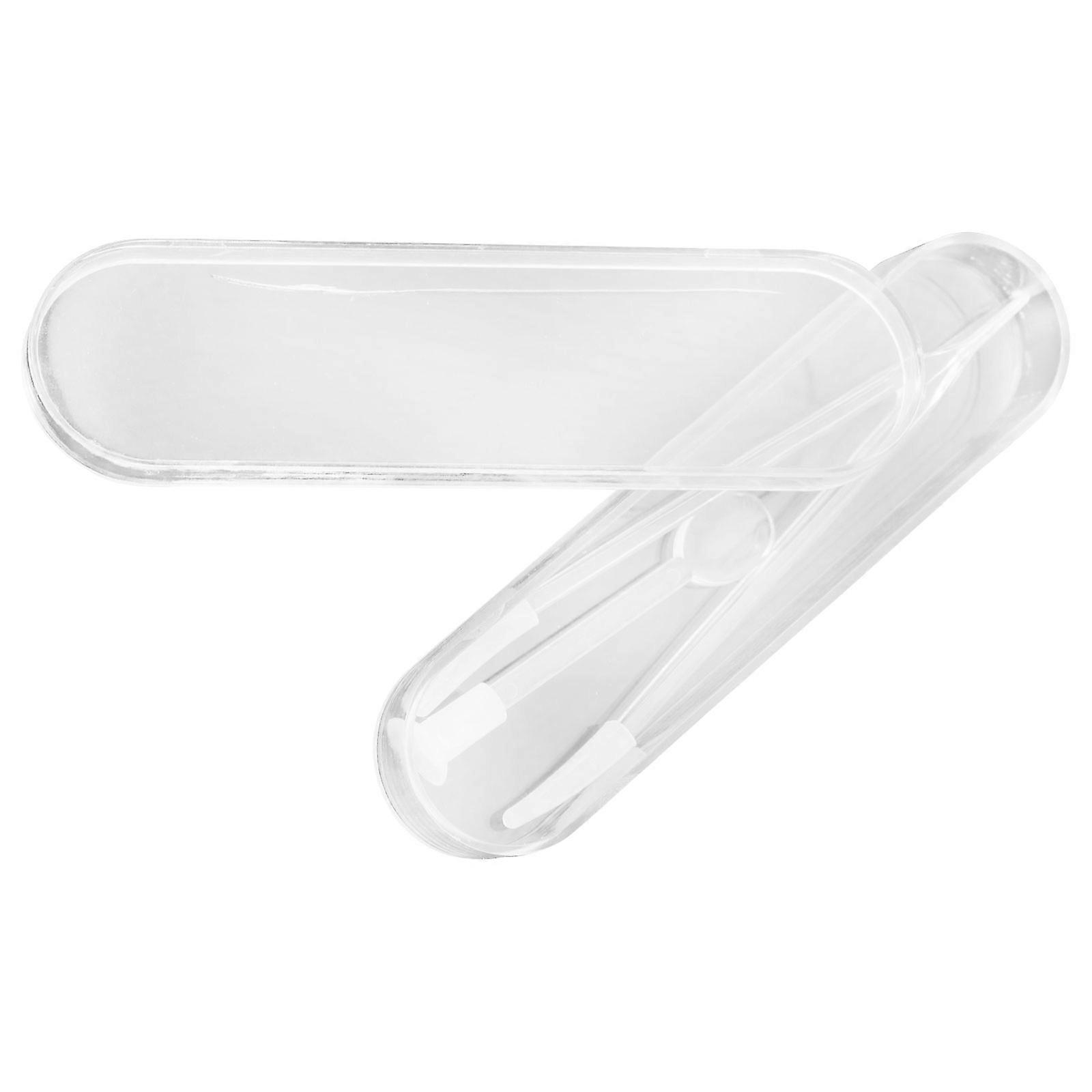 Transparent Plastic Lens Remover with Tweezers and Suction Stick for Travel Home Use 1 Set Box Packed