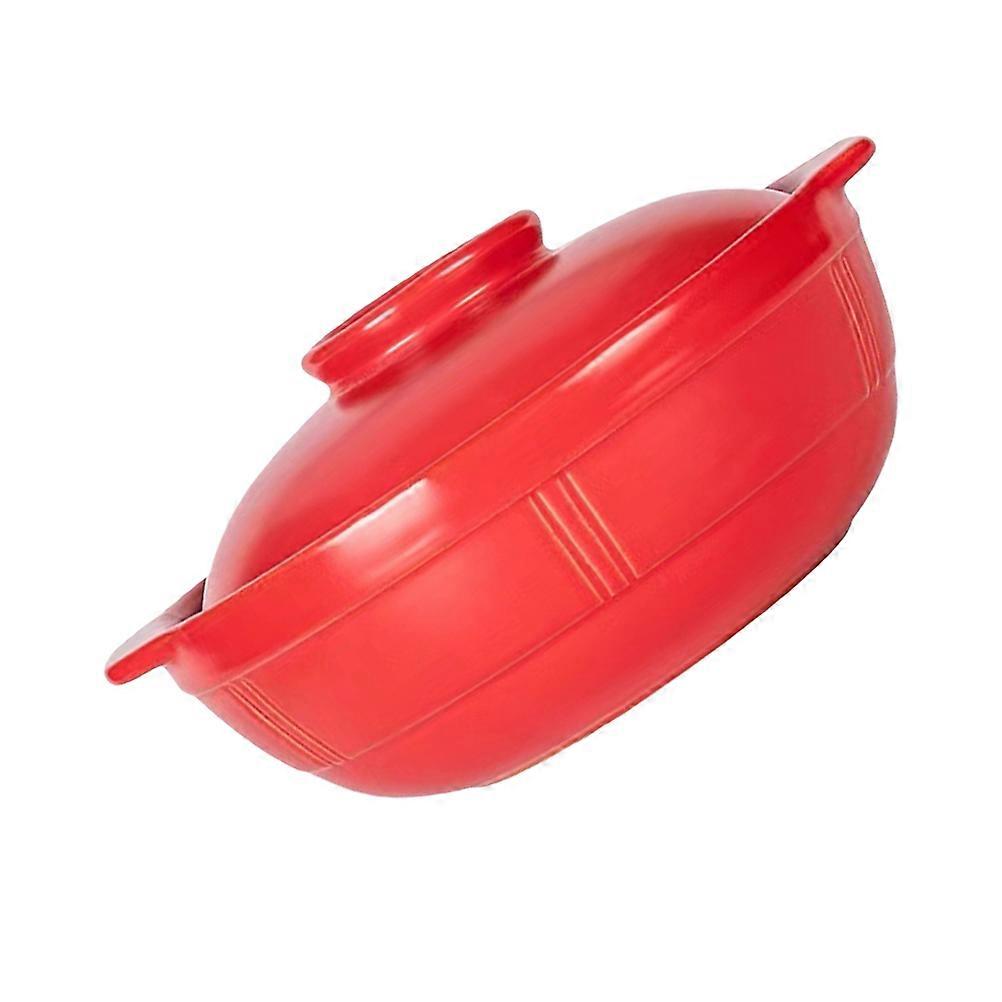 Here's a well structured product description for your **Red Pottery Clay Casserole Pot**:
### **Red Pottery Clay Casserole Pot – High