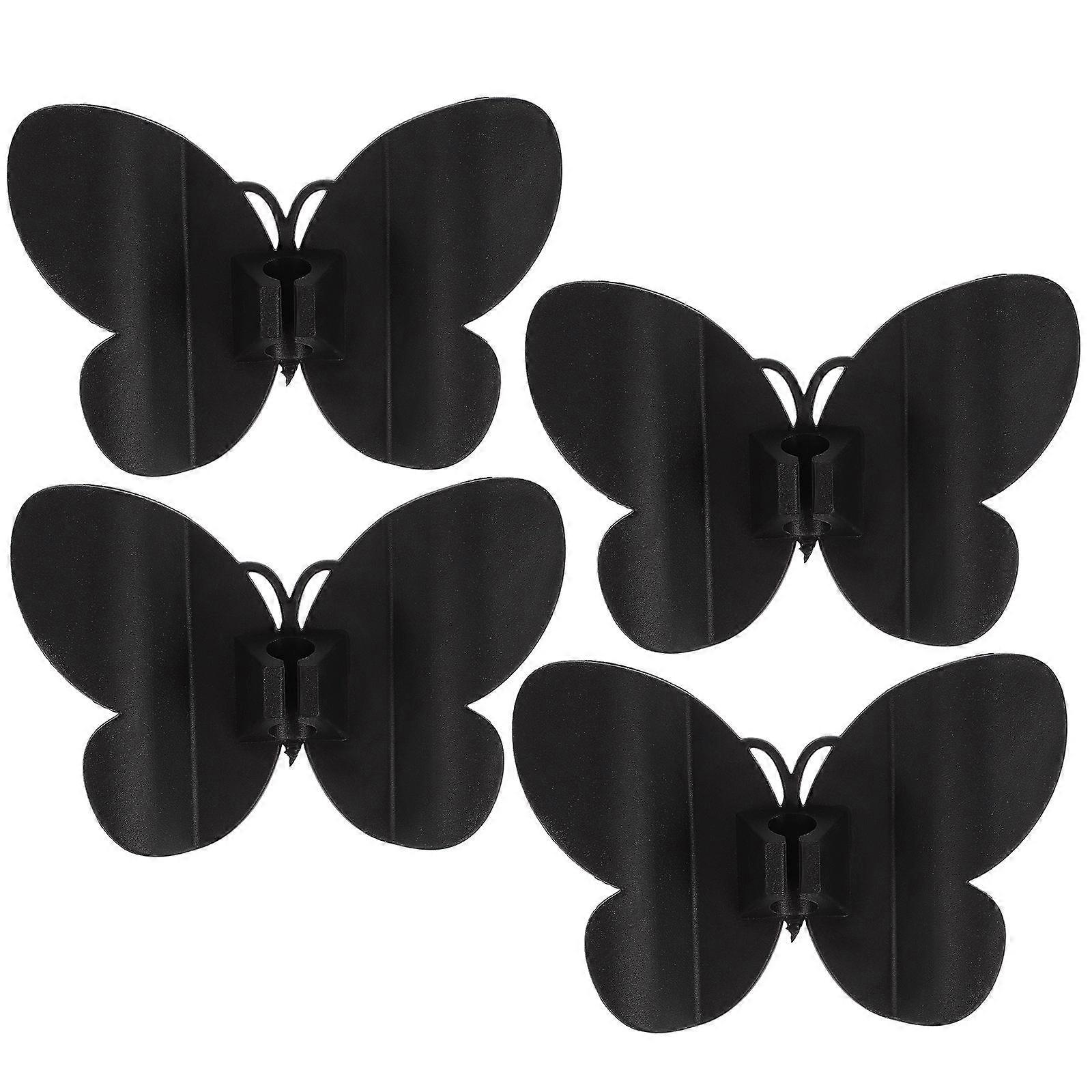 Black Cord Organizer for Kitchen Appliances with Self-Adhesive Design 4pcs