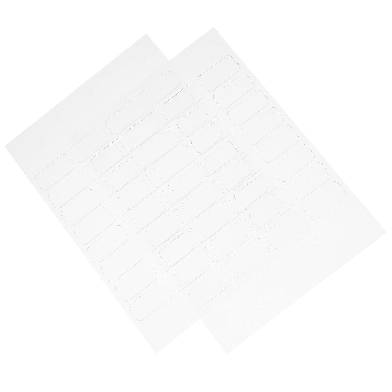 64pcs Double Sided Strong Adhesive Stickers, Non Trace Mounting Tape for DIY Crafts, Balloon Decorations, Home and Office Use – Transparent