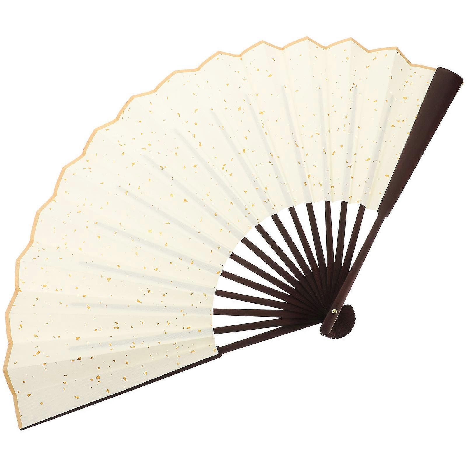 Elegant Dark Red Folding Fan for Kids DIY and Dance Performance Props 3X3X33CM Handheld 1 Set