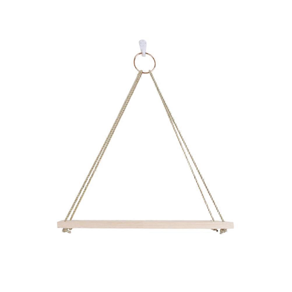 Beige Plastic Wall Mount Shelf for Storage Attractive Design Easy to Install Perfect for Home Decor 70cm