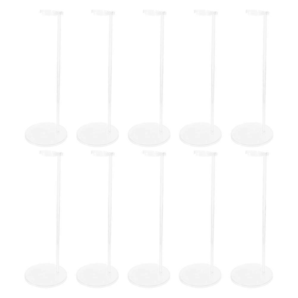 10pcs Adjustable Doll Stand Frame Display Holder for Collectible Figures Easy Setup Stylish Design Multiple Poses
