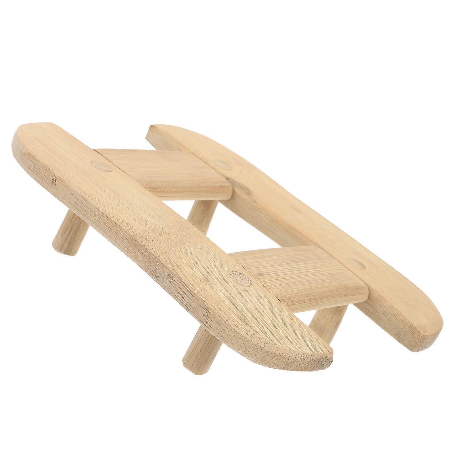 Wooden Steamer Rack for Cooking Vegetables Tamales Eggs Multifunctional Bamboo Stand with Stable