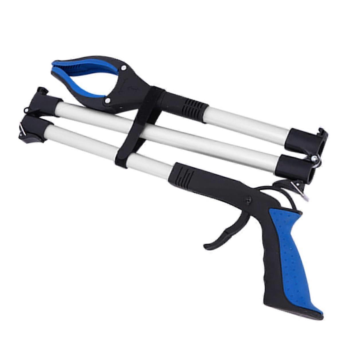 Foldable trash grabber lightweight extralong reach for effortless waste pickup