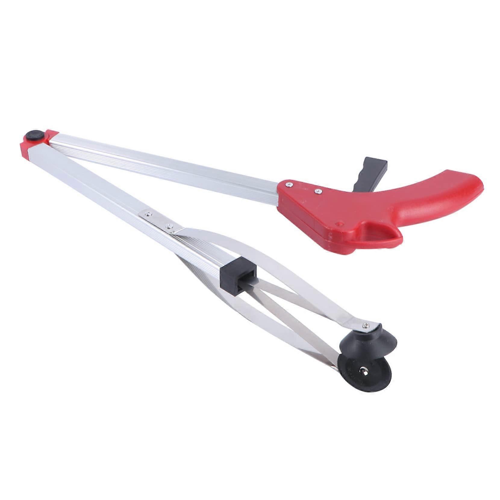 Aluminum Trash Grabber Foldable With Non Slip Grip Durable And Sturdy Waste Picker For Garden Home Various Trash Types