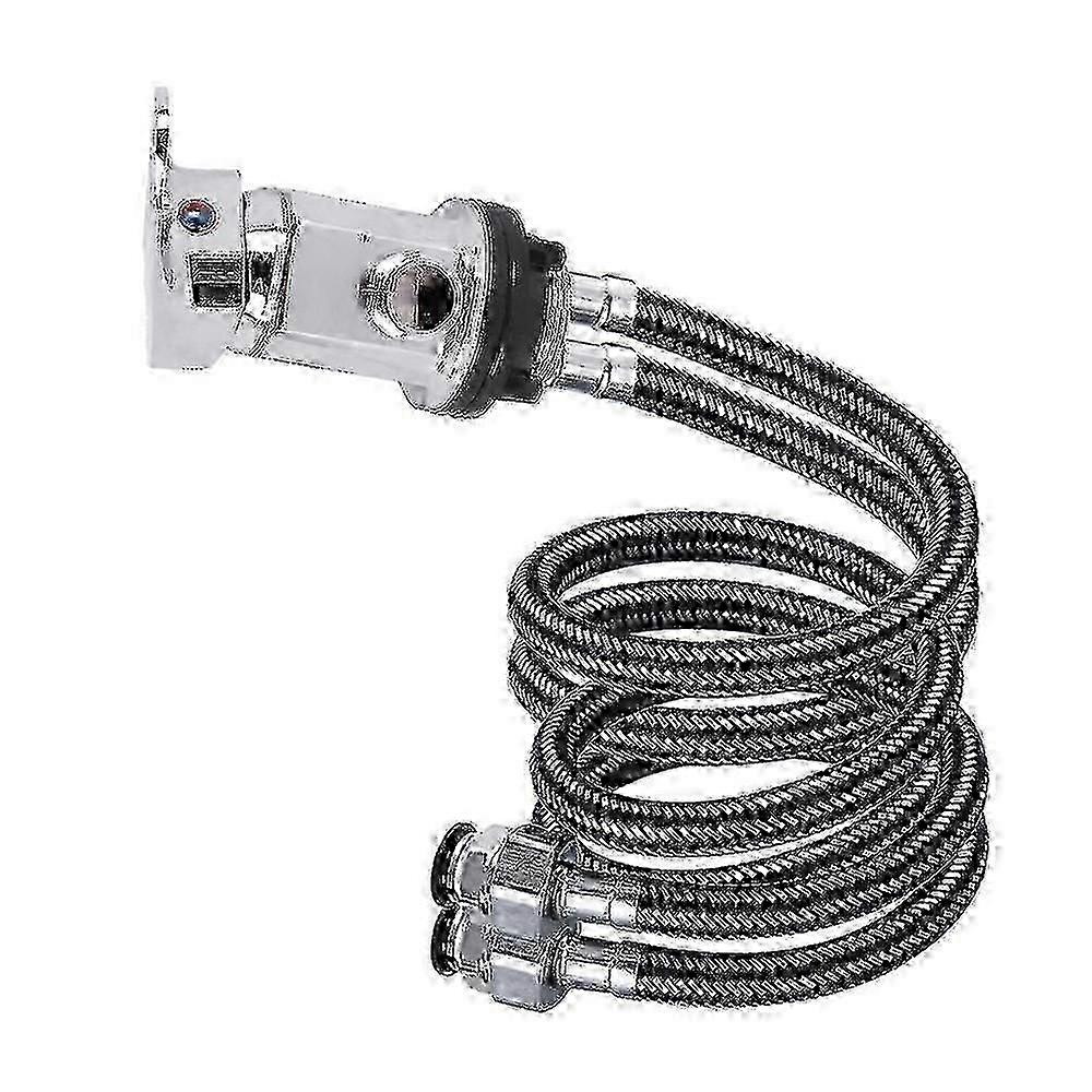 Caravan tap with chrome finish and push fit outlet