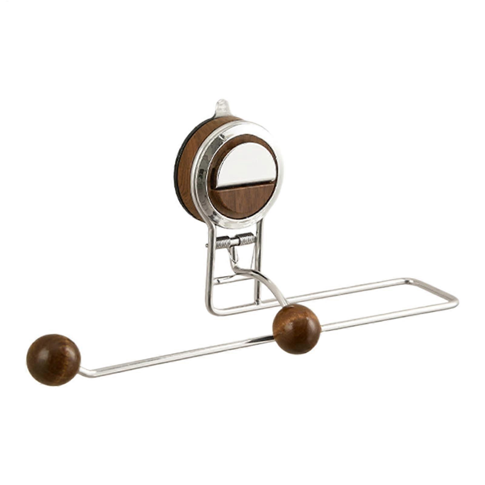Paper Towel Holder with Suction Cup | Wall-Mounted Kitchen Towel Rack | Self-Adhesive Metal Toilet Paper Dispenser for Home, Dorm, Outdoor