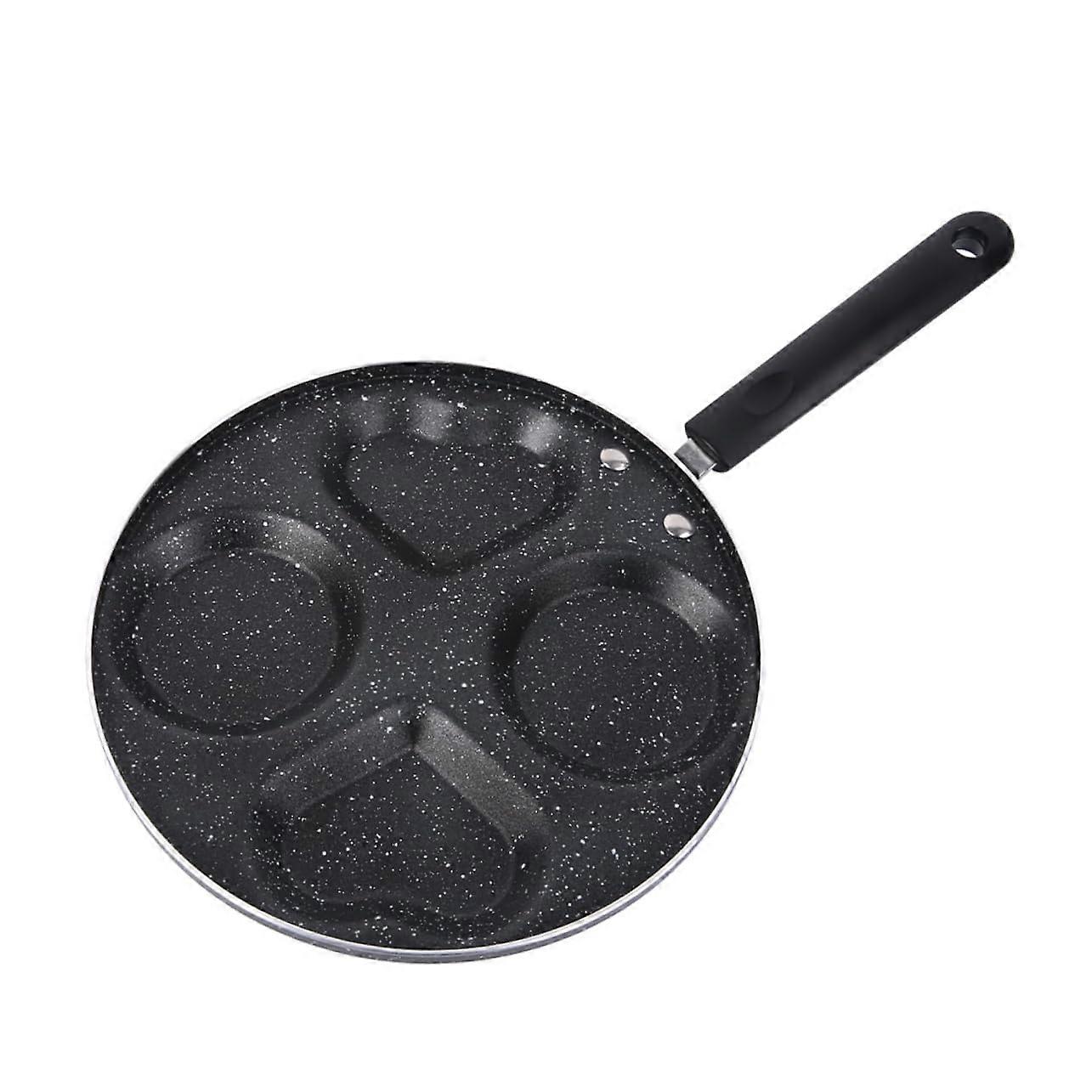 Non Stick Egg Frying Pan with Multi Cavity Design, Wear Resistant, Easy to Clean, Ideal for Home Breakfast Cooking