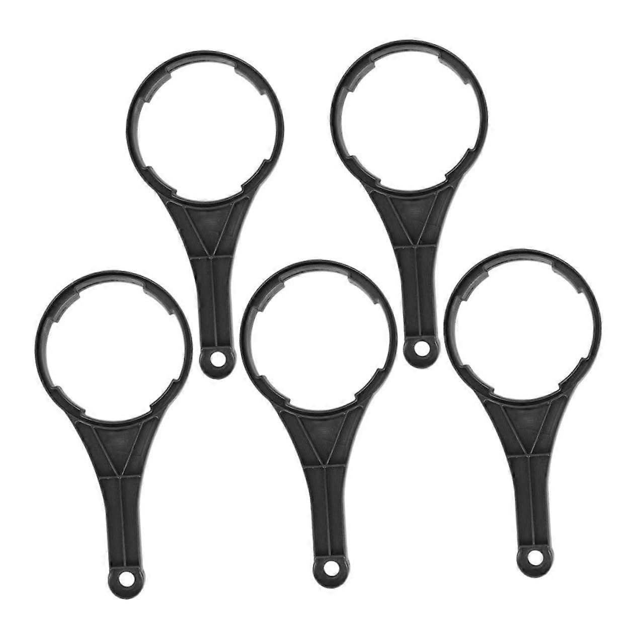 5pcs Water Filter Housing Wrench Plastic Spanner Tool for Standard Water Purifier Filter Replacement 1/4" Size