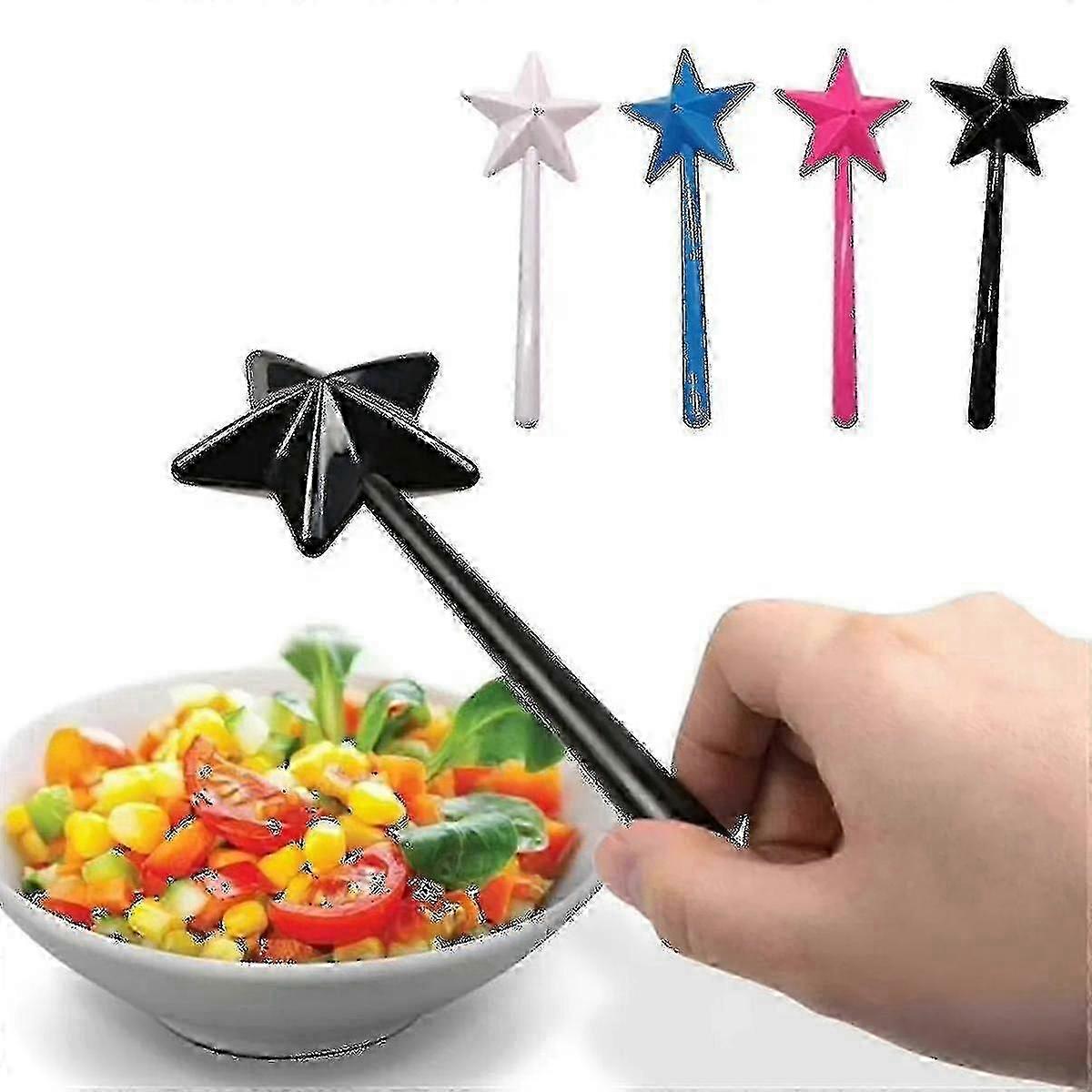 Compact Salt & Pepper Shaker Wand Duo - Practical Kitchen Essential (4-Piece Set)