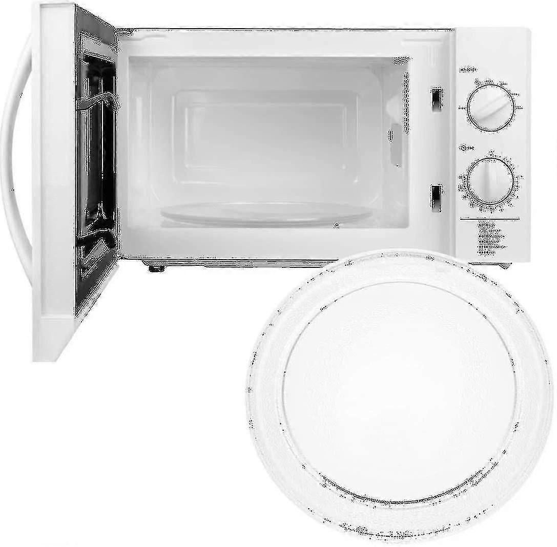 245mm Universal Microwave Turntable Glass Dish with Stand