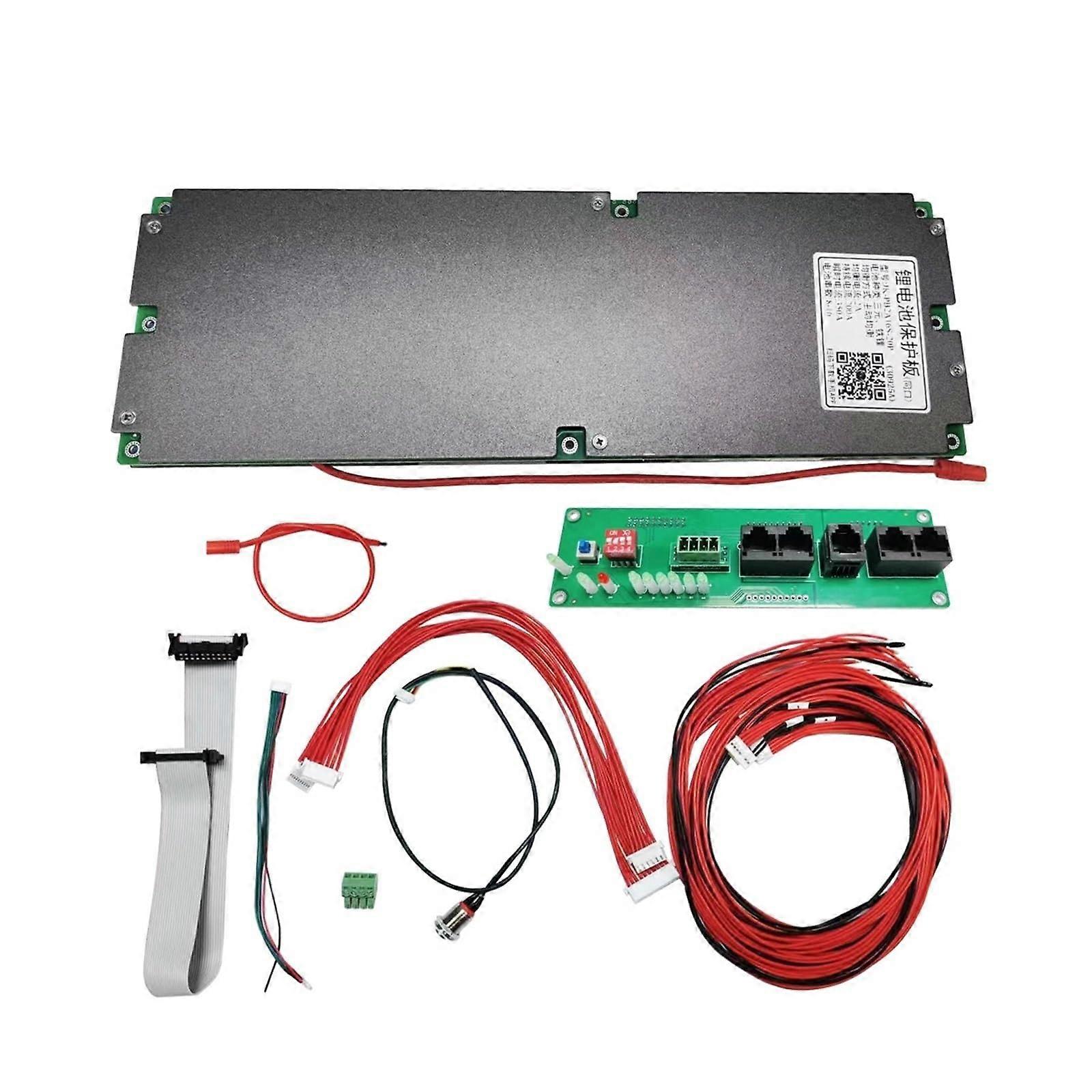 JK BMS 16S 48V LiFePO4 Battery Management Active Balance 1A/2A RS232 8S-14S Camping Pack JK-PB1A16S15P