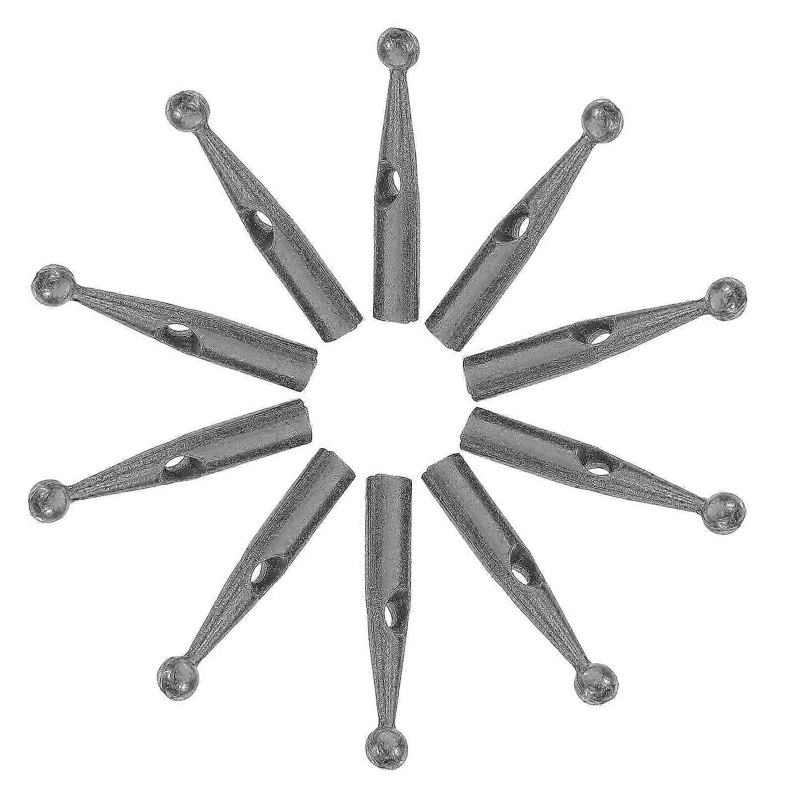 10pcs Replacement Umbrella Tail Beads, Metal Umbrella End Caps Folding Umbrella Tip Beads Patio Umbrella Parts for Various Umbrella Types Repair