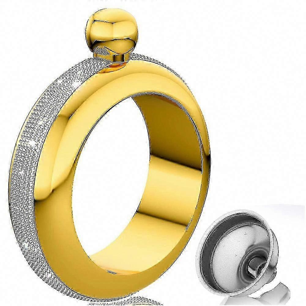 Bracciale in acciaio inox 304 fiaschetta per donne 3,5 once con imbuto Set argento