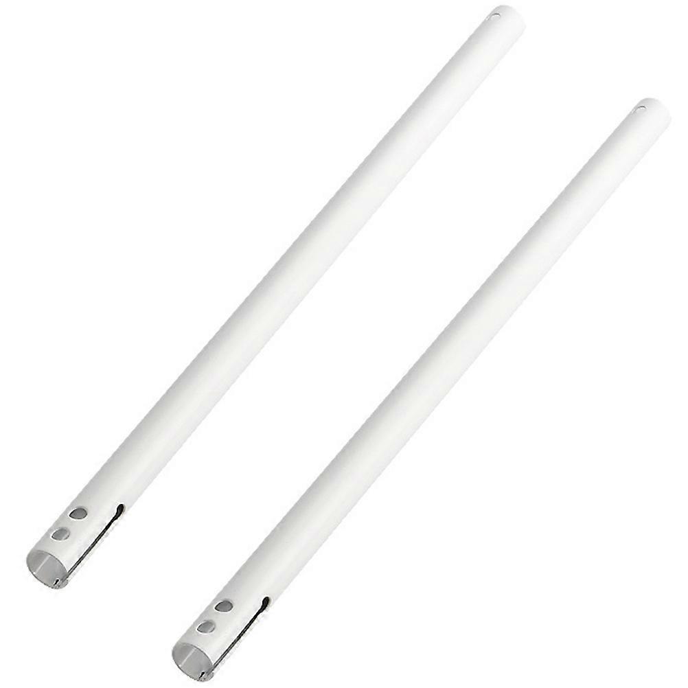 2pcs Ceiling Fan Extension Rods Durable Downrods for Long Stable Connection Compatible with Most Ceiling Fans