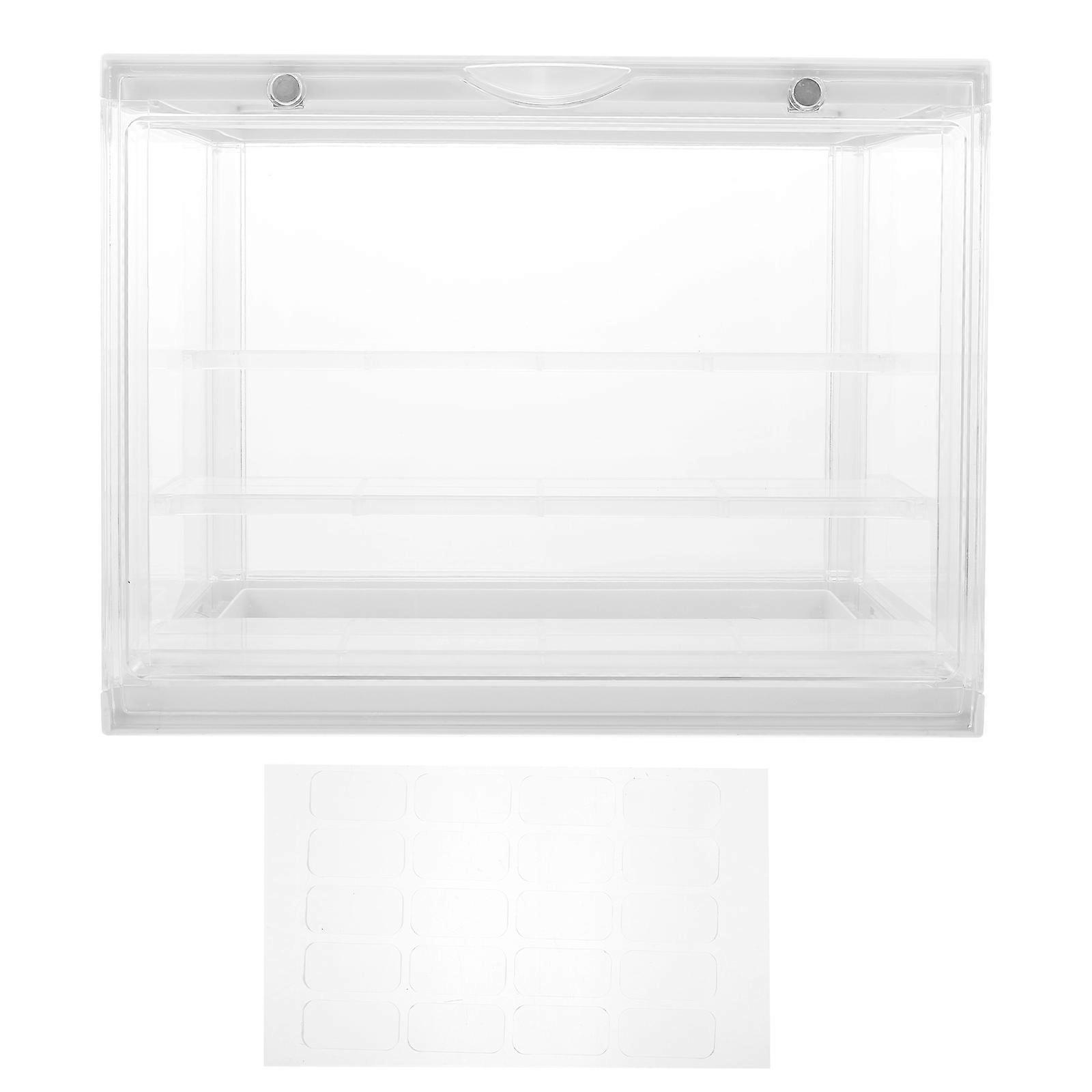 Dustproof Transparent Storage Box for Collectibles Exhibition Display Made of Plastic 1Pack