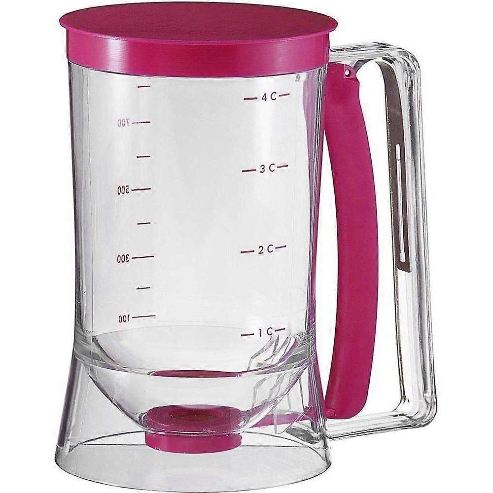 Batter dispenser with funnel, baking accessories and