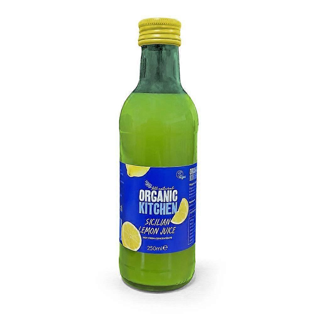 Jus de citron de Sicile bio Organic Kitchen 250 ml - Lot de 4