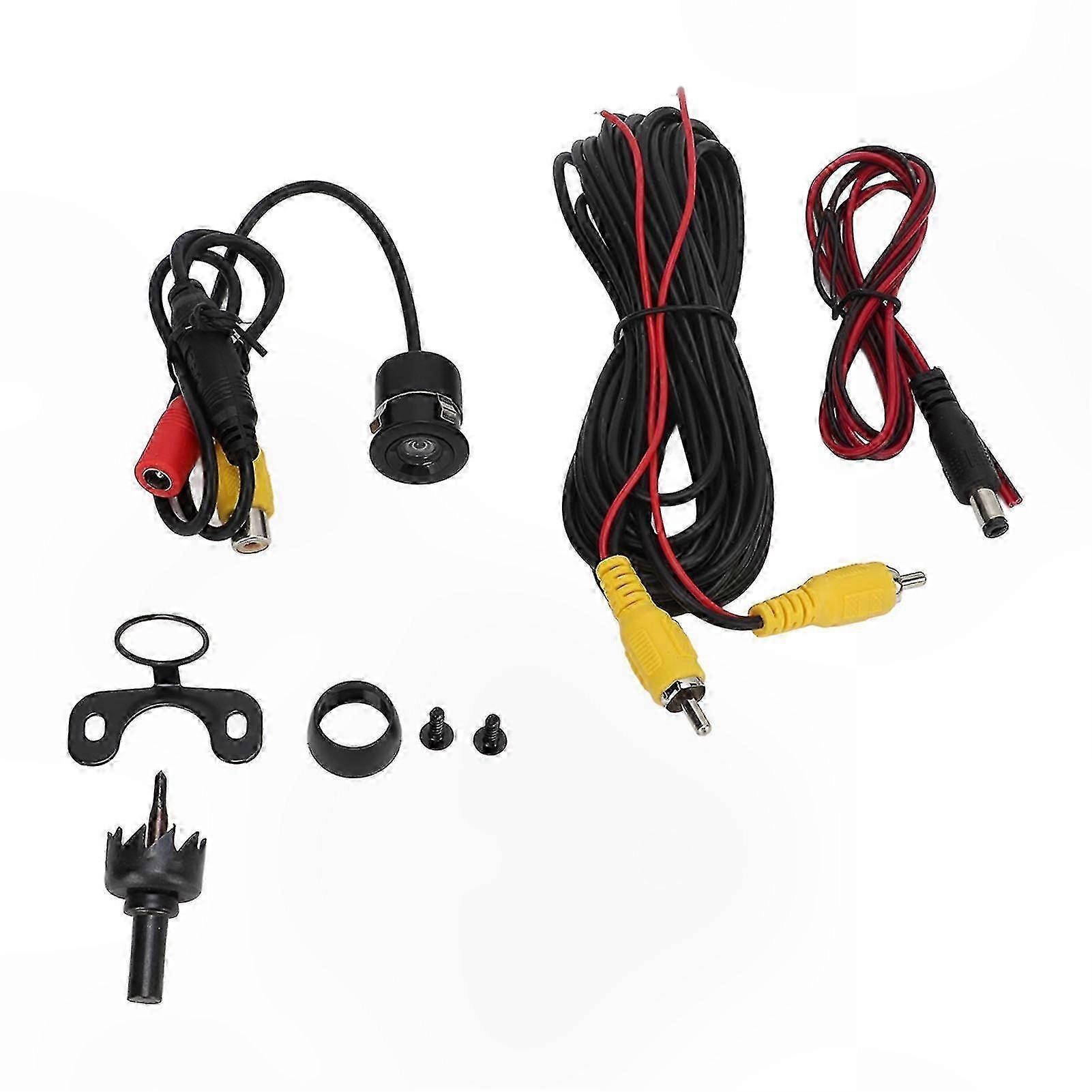 Rear View Camera with Night Vision and Wide Angle 170 for Parking Assistance Waterproof Design with 18.5mm Cable Connection hwy