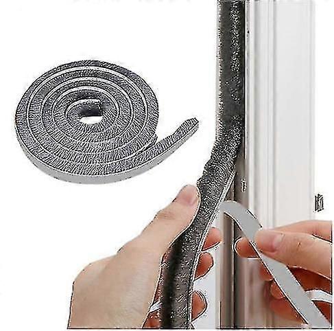 Brush Seal Weatherstripping For Window And Door , Self-adhesive Felt Insulation Sealing Strip