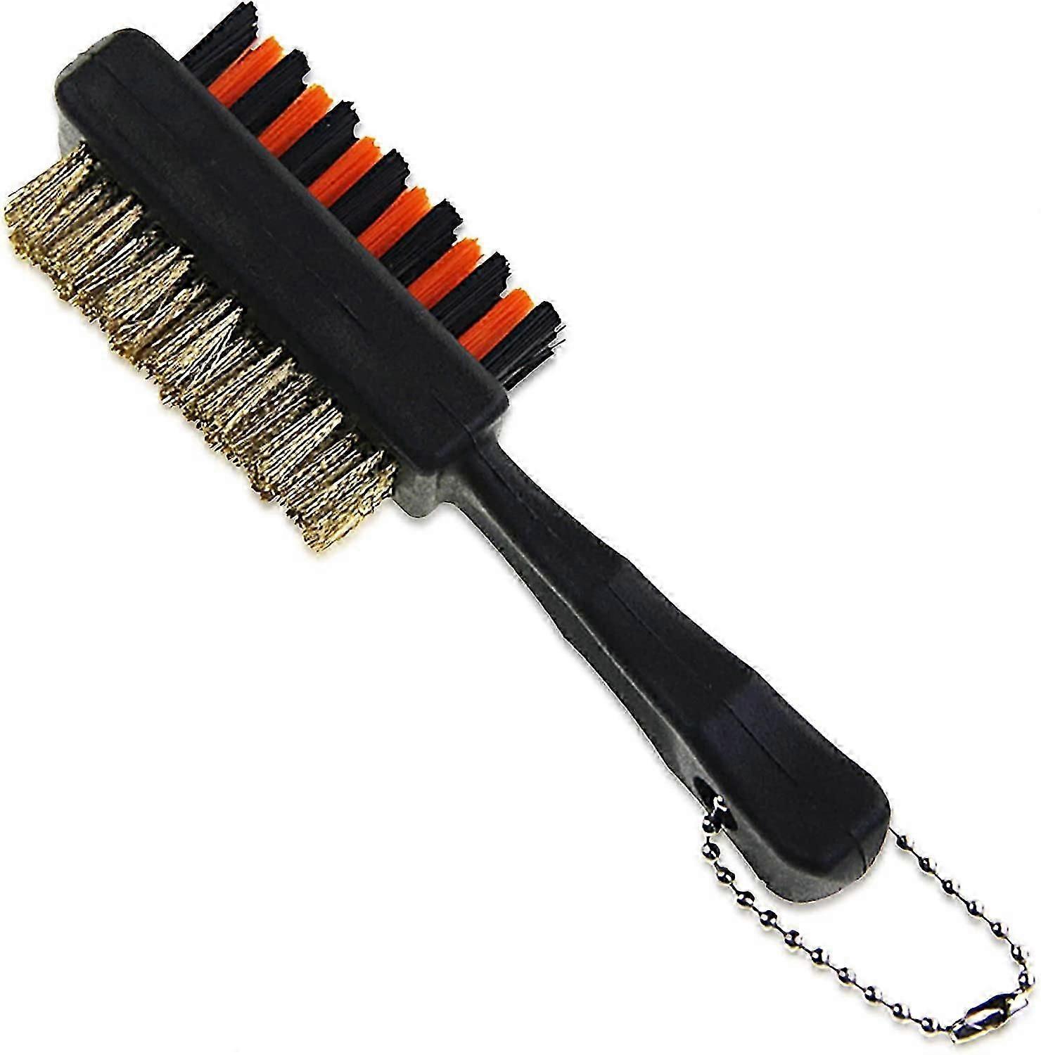 Golf short handle double-sided copper wire brush Double-sided cleaning tool