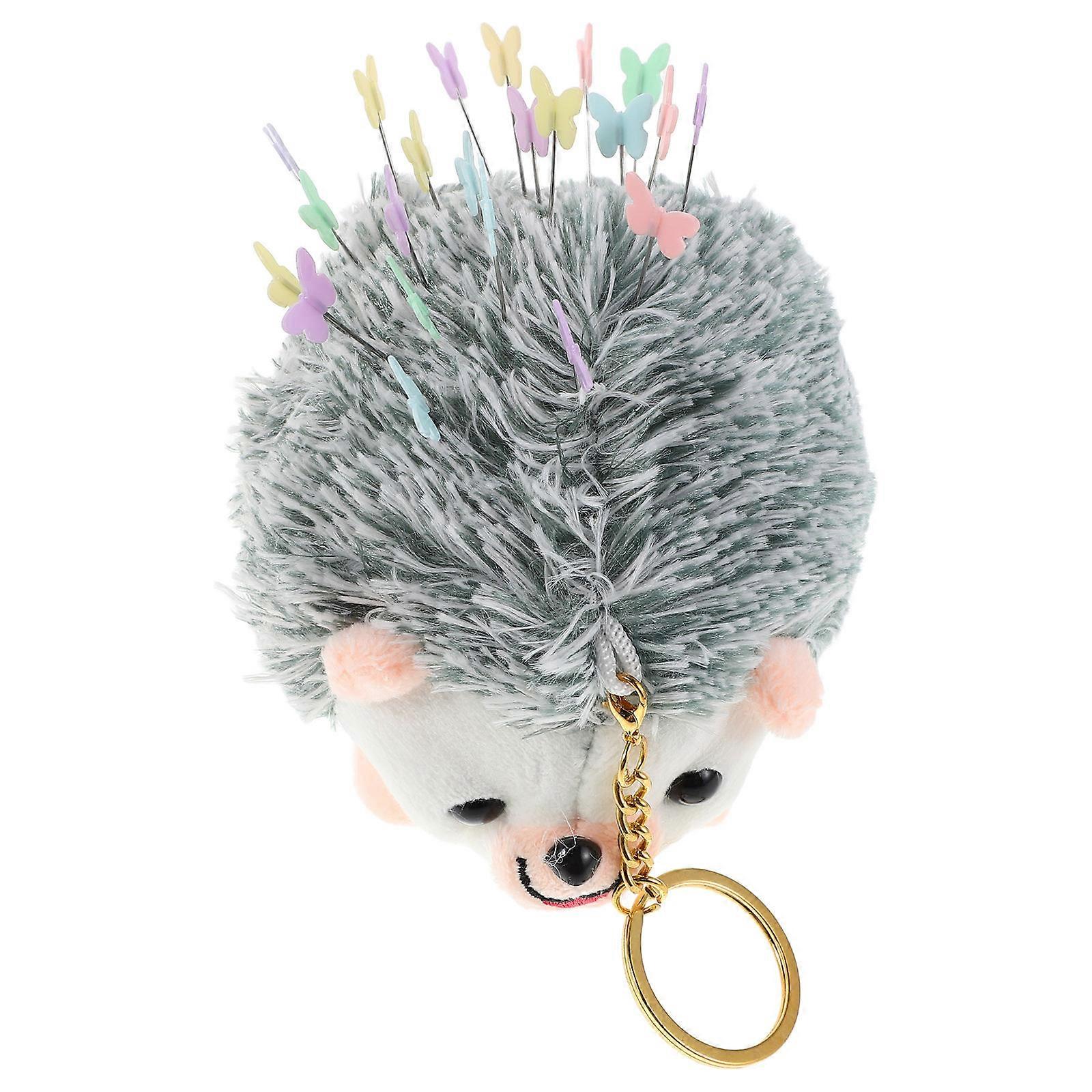 Diy Quilting Pin Cushion Hedgehog Design for Home Sewing and Patchwork Projects Multi Color Fabric Fixation 1 Set