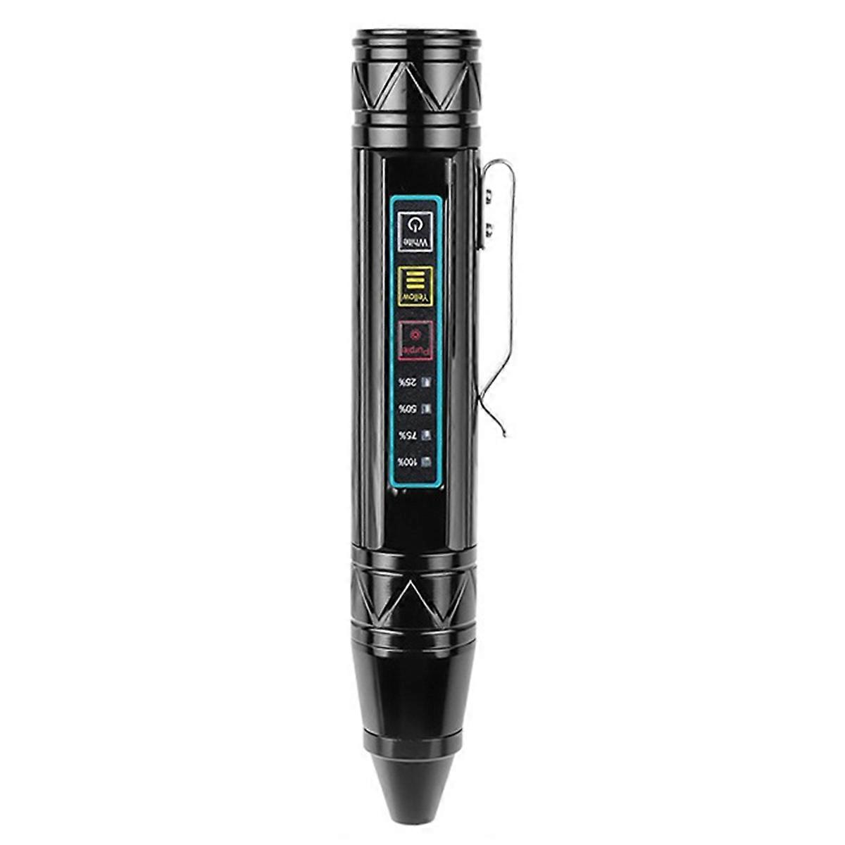 1366 Pen UV Flashlight Stepless Dimming Light Money Detector Lamp Torch Lantern Mineral Cat Fluores