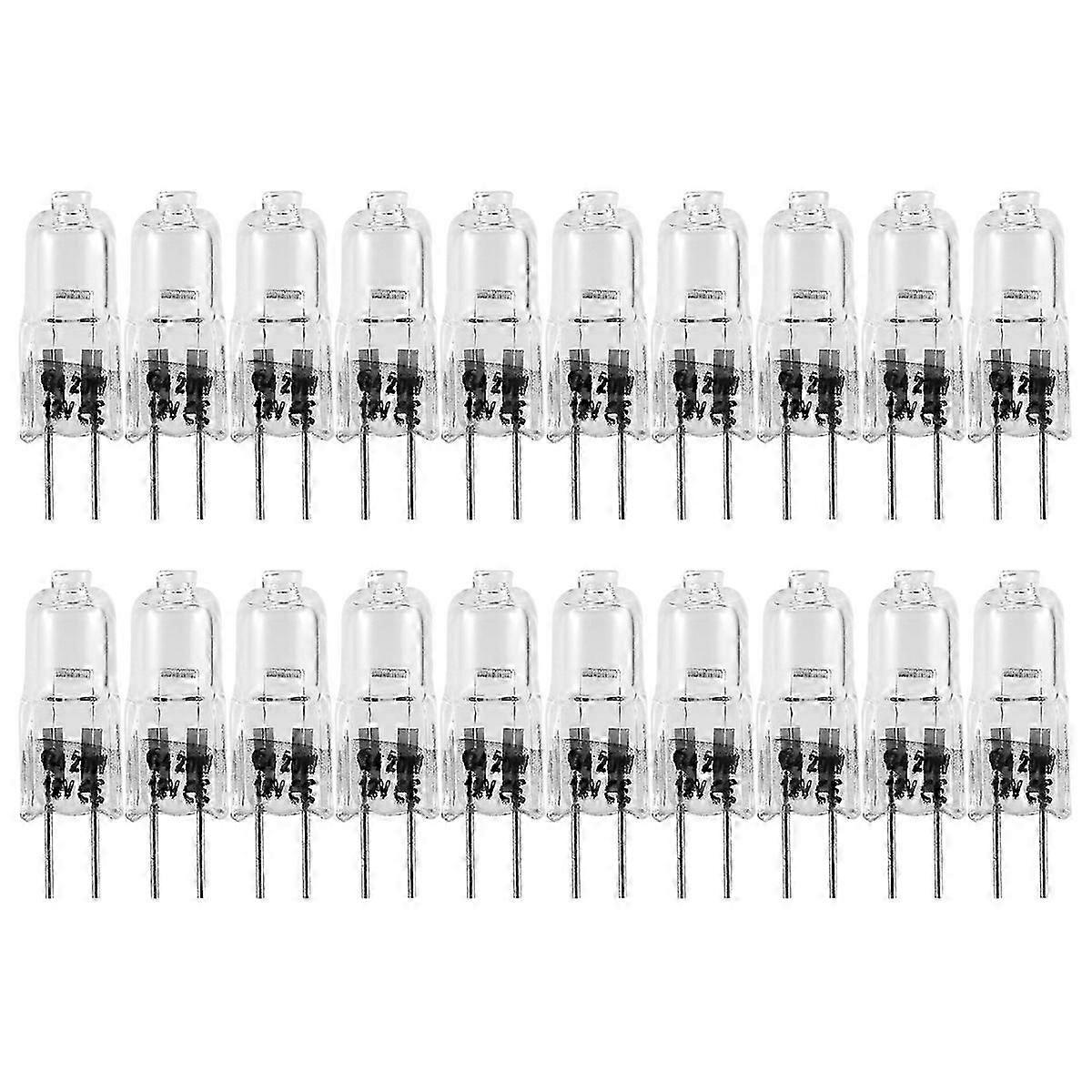 20 stk G4 halogenpærer, 20W 12V halogenpærer