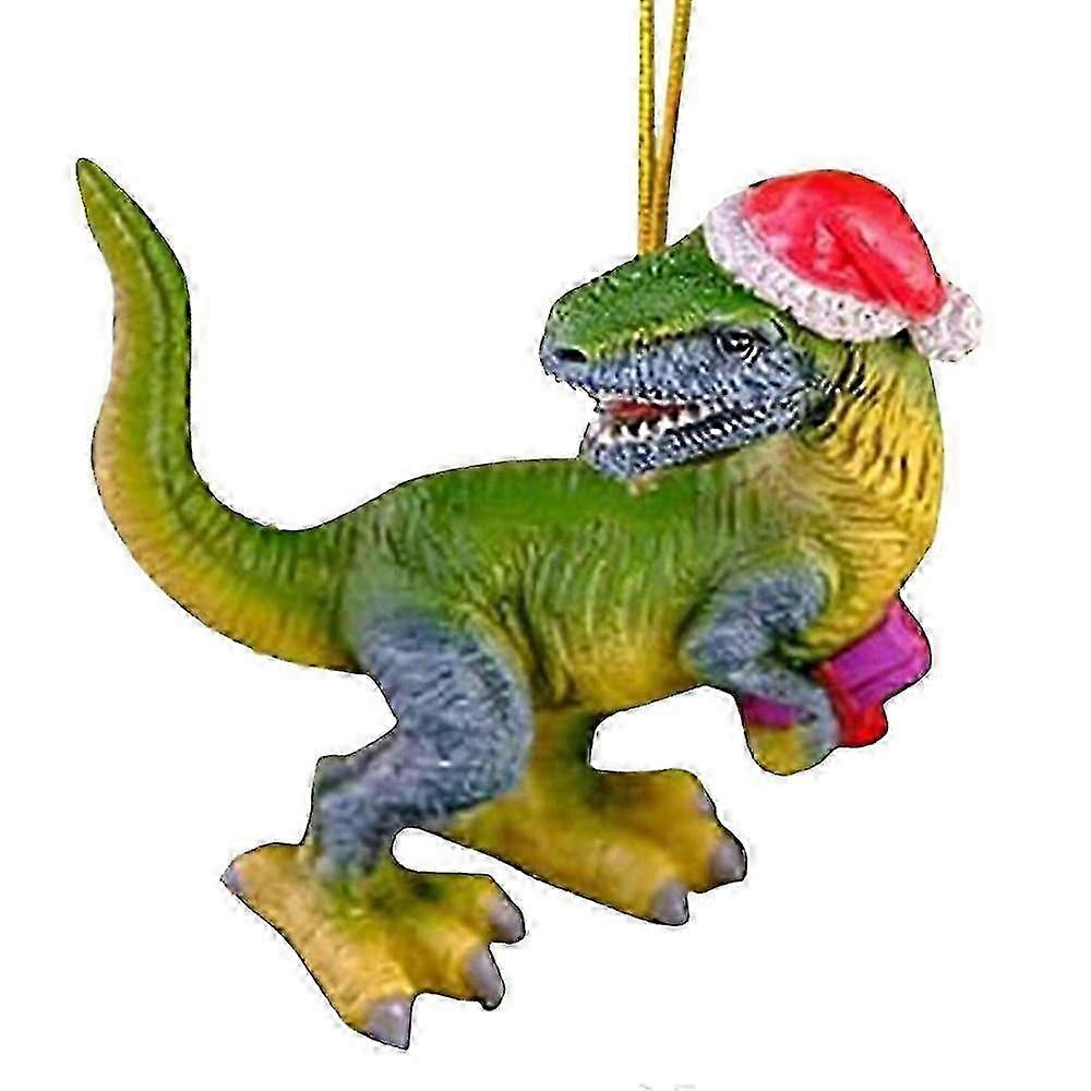 Christmas Tree Dinosaur Hanging Ornament Pendants Xmas Party Decora...