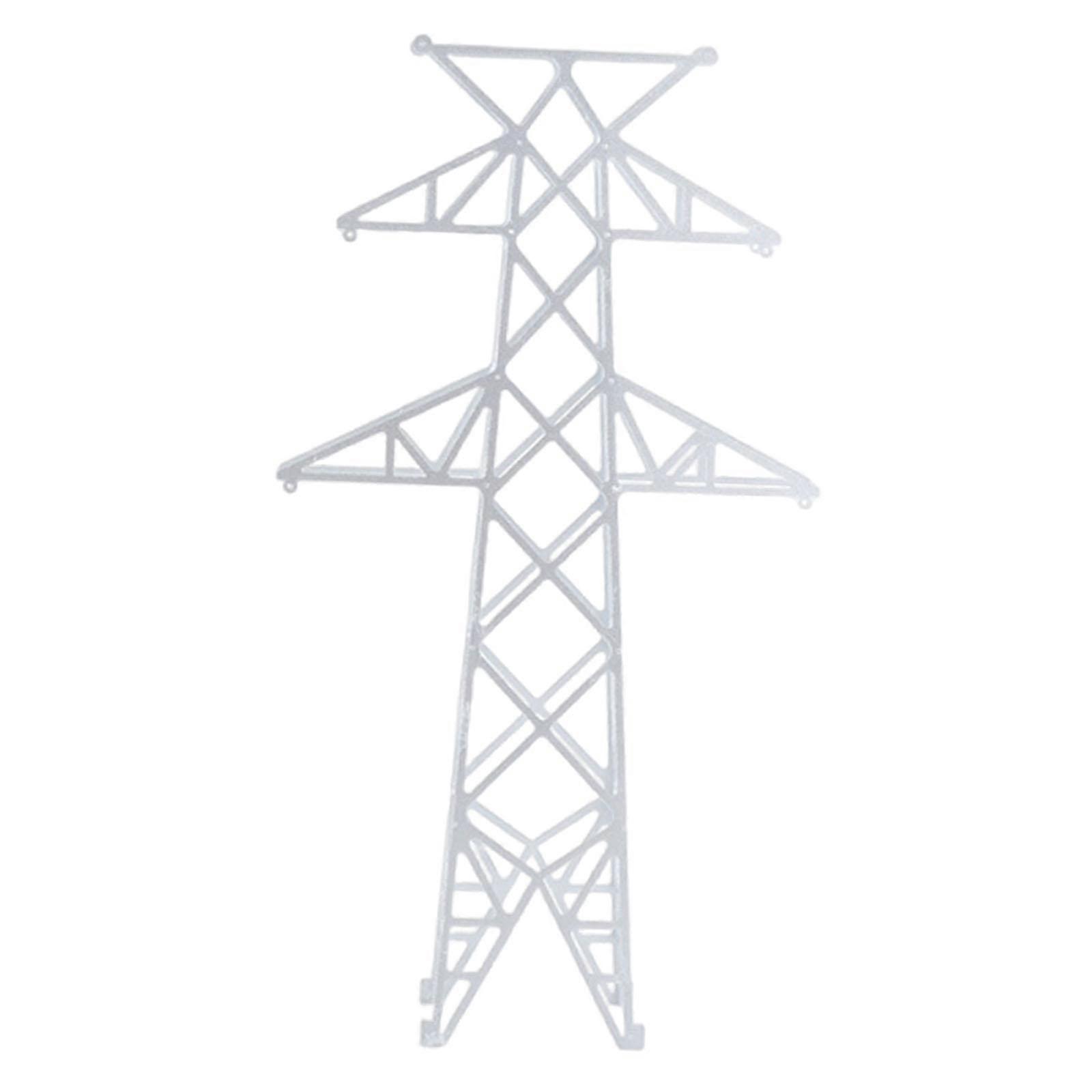 1:160 Power Tower Model Multifunctional Sand Table Decor Landscaping Scenery