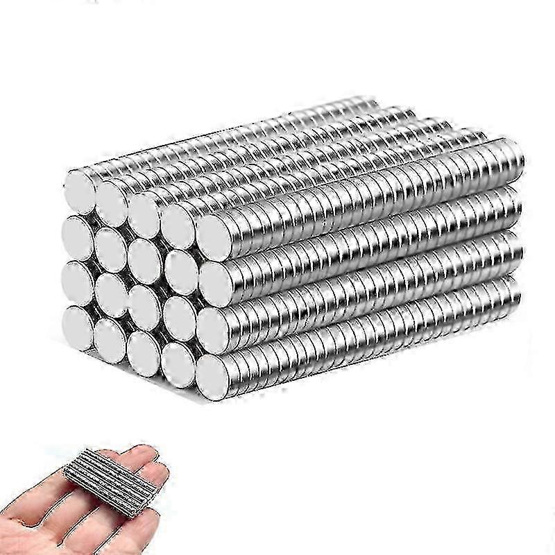 500pcs Mini Small N35 Round Neodymium Magnets 5x2mm/4x2mm/3x3mm/4x1mm, Super Strong Powerful Permanent Ndfeb Magnets, Tiny Magnets 2x1mm