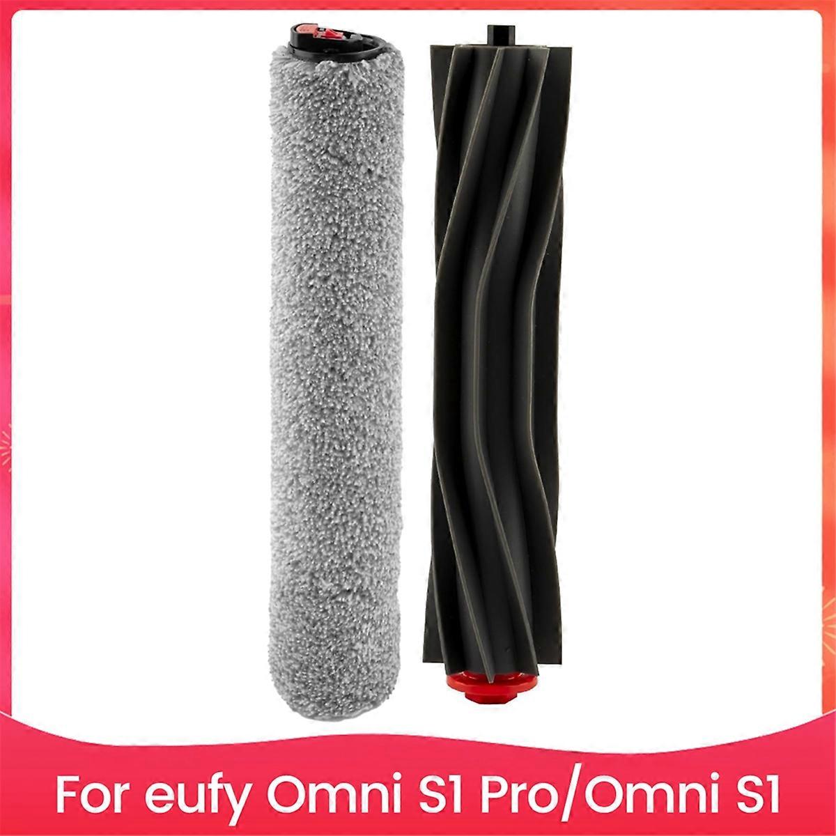Main Brush, Rolling Mop for Omni S1 Pro/Omni S1 Robot Vacuum Cleaner, Replacement Parts