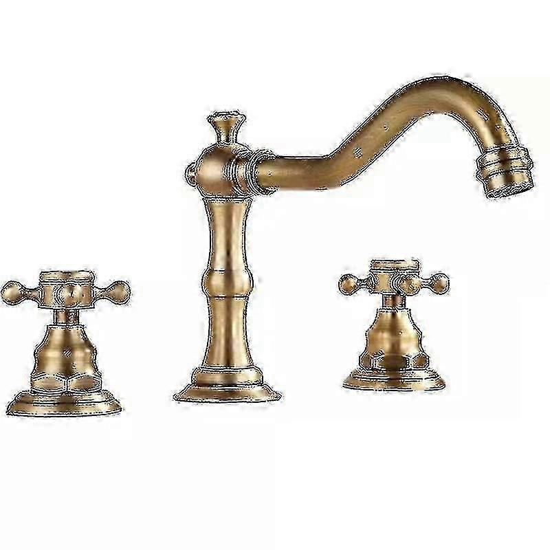 Luksus Moderne 8 tommers messing 3 hulls servant vask kraner bad blandebatterier kraner