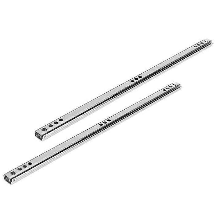 2pcs/set 342x17mm drawer guide cold rolled steel drawer rail ball bearing slide for the
