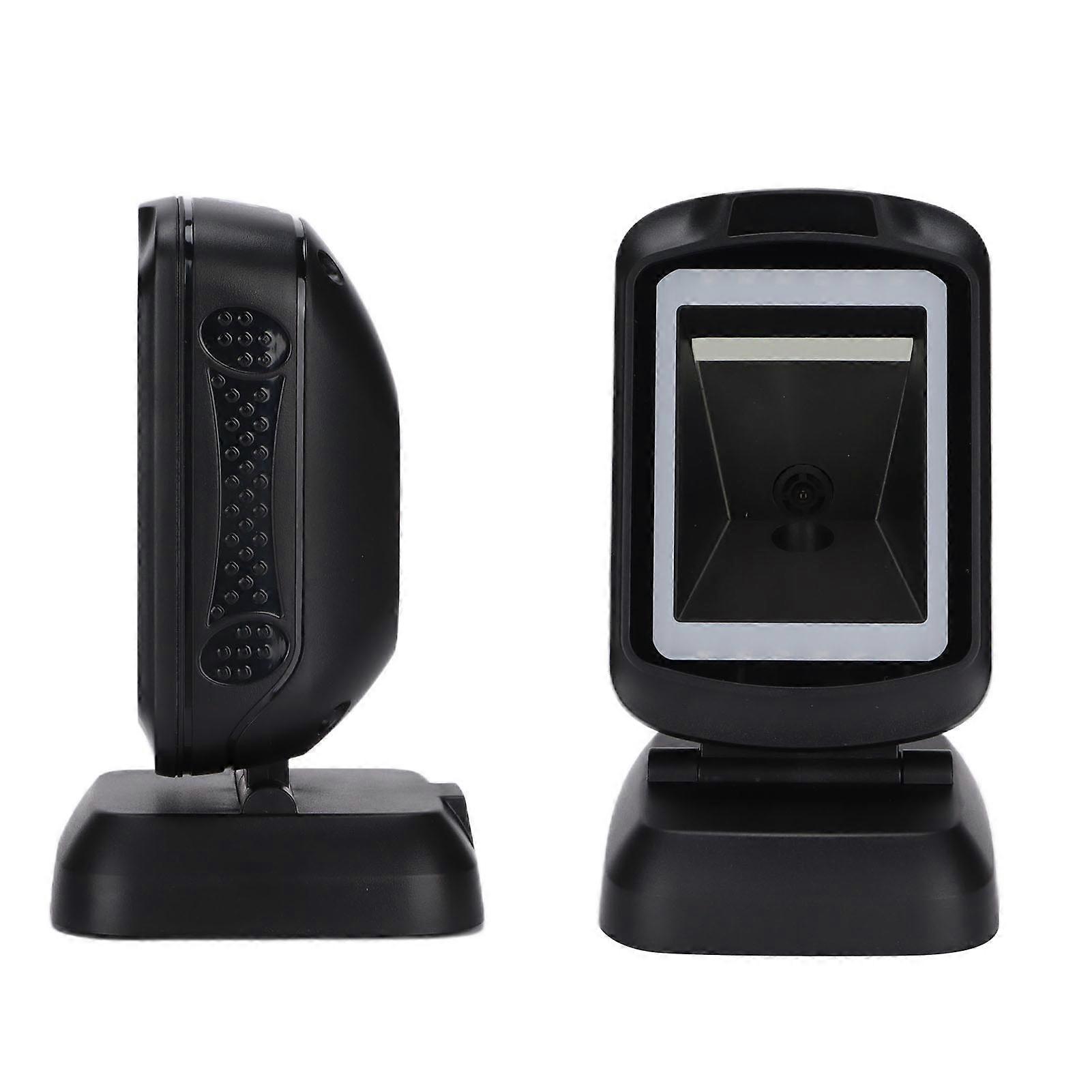 Desktop 2D Barcode Scanner USB LED Red Light Multi-Language Support