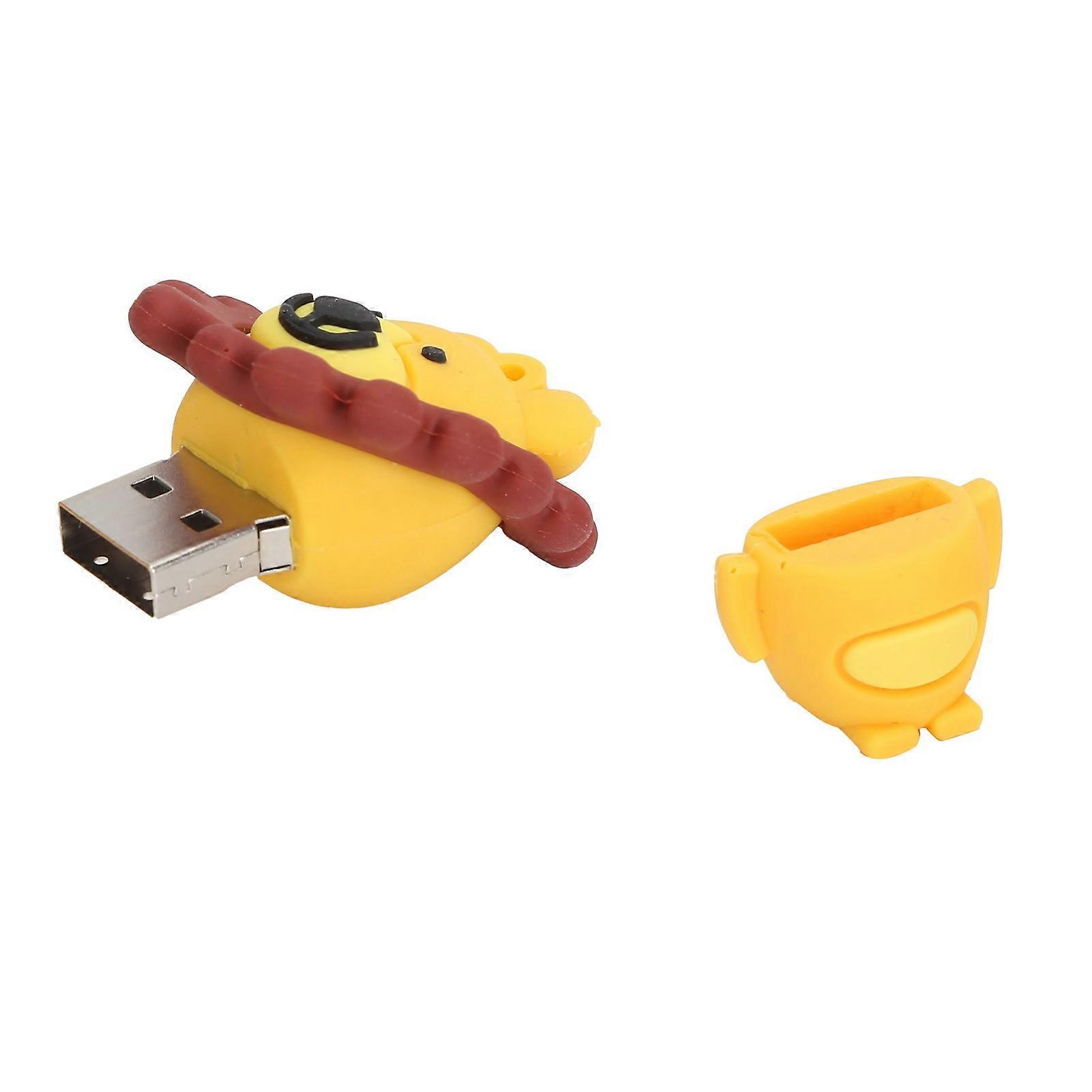 32GB USB 2.0 Cute 3D Lion Shape USB Flash Drive Storage Gift