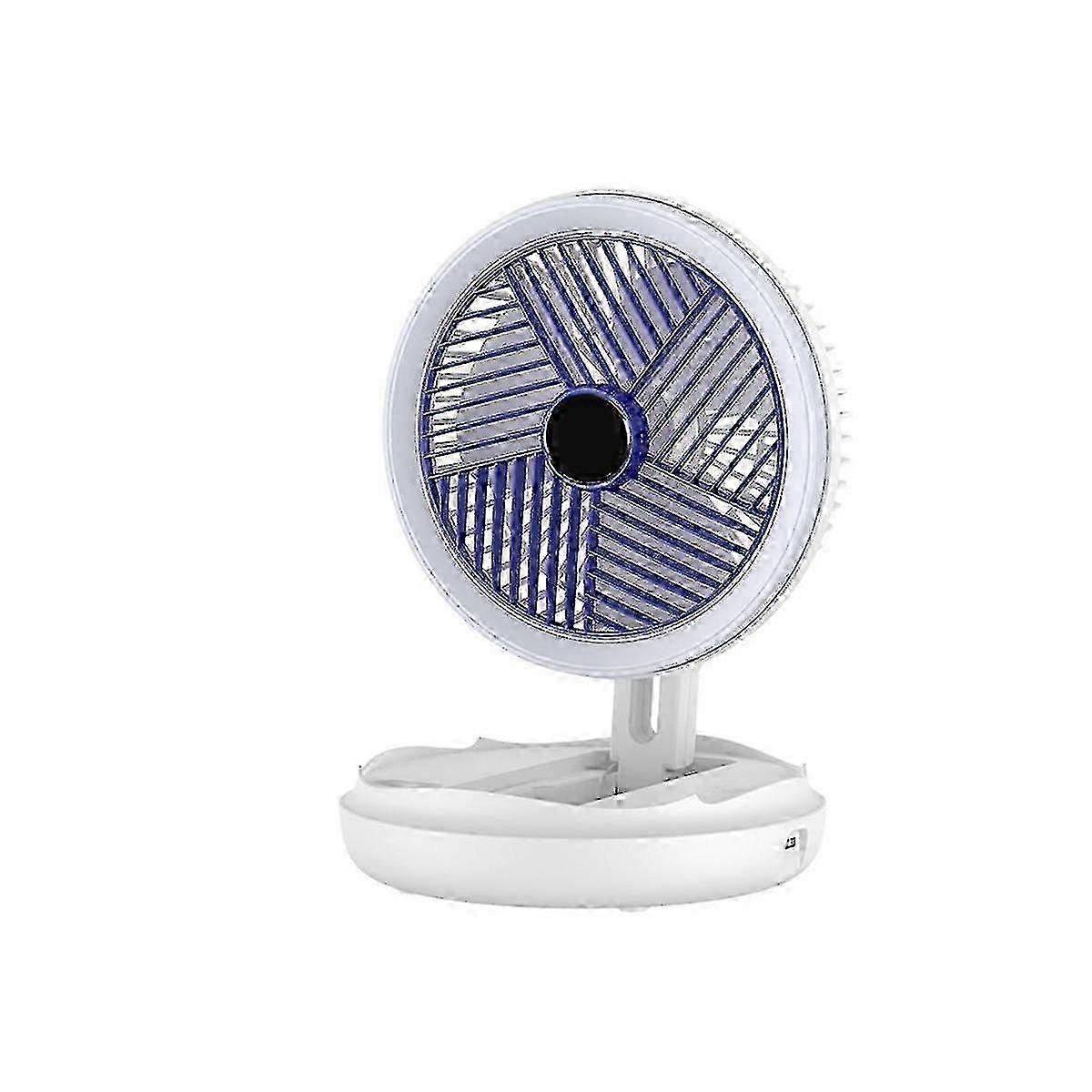 Portable Wireless Telescopic Folding Charging Fan with Mute Multi-Functional LED for Home and Outdoor Use