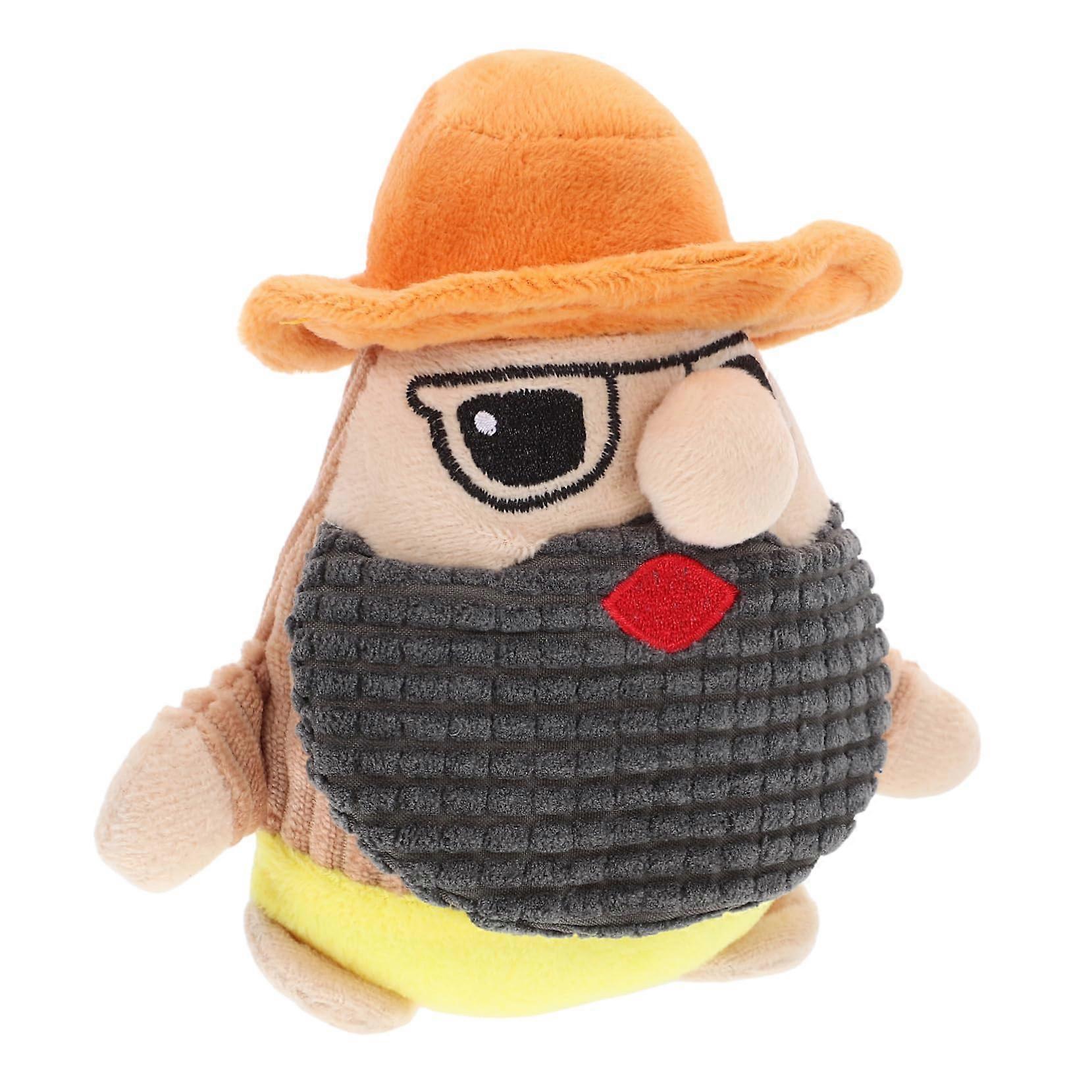 Interactive Pirate Dog Toy Squeaker Plush Toy ChewResistant For French Bulldogs And Dogs