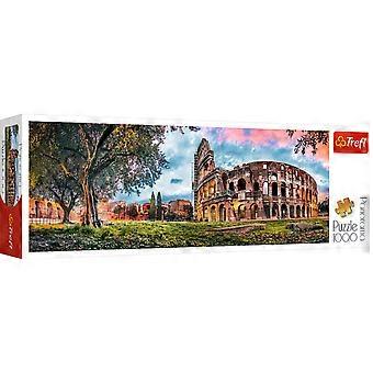 trefl panoramische puzzel Colosseum bij zonsopgang 1000 stukjes