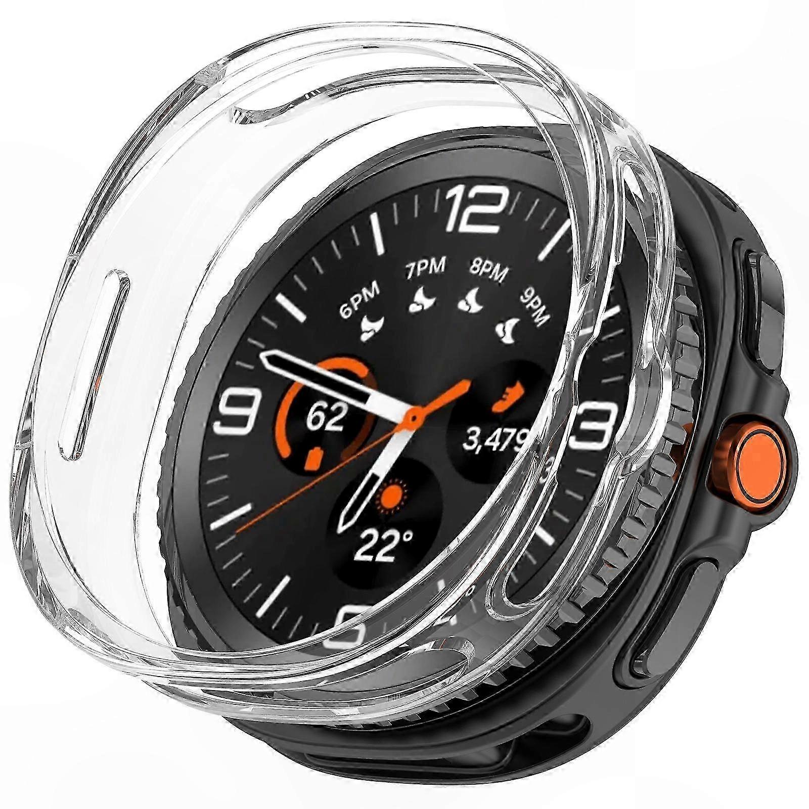 Hollow TPU Protective Case for Galaxy Watch 8 Classic / Ultra 2 - Half Coverage Design